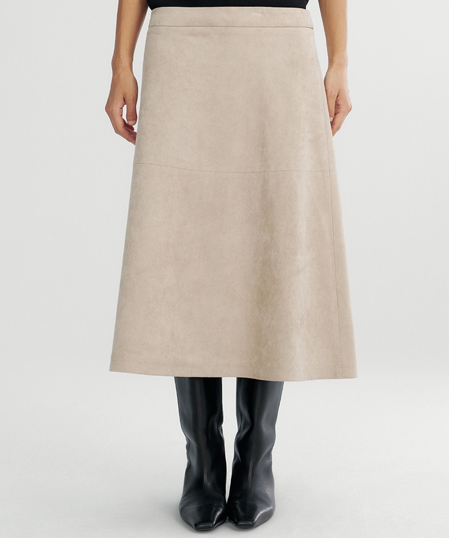 フレア ミディスカート