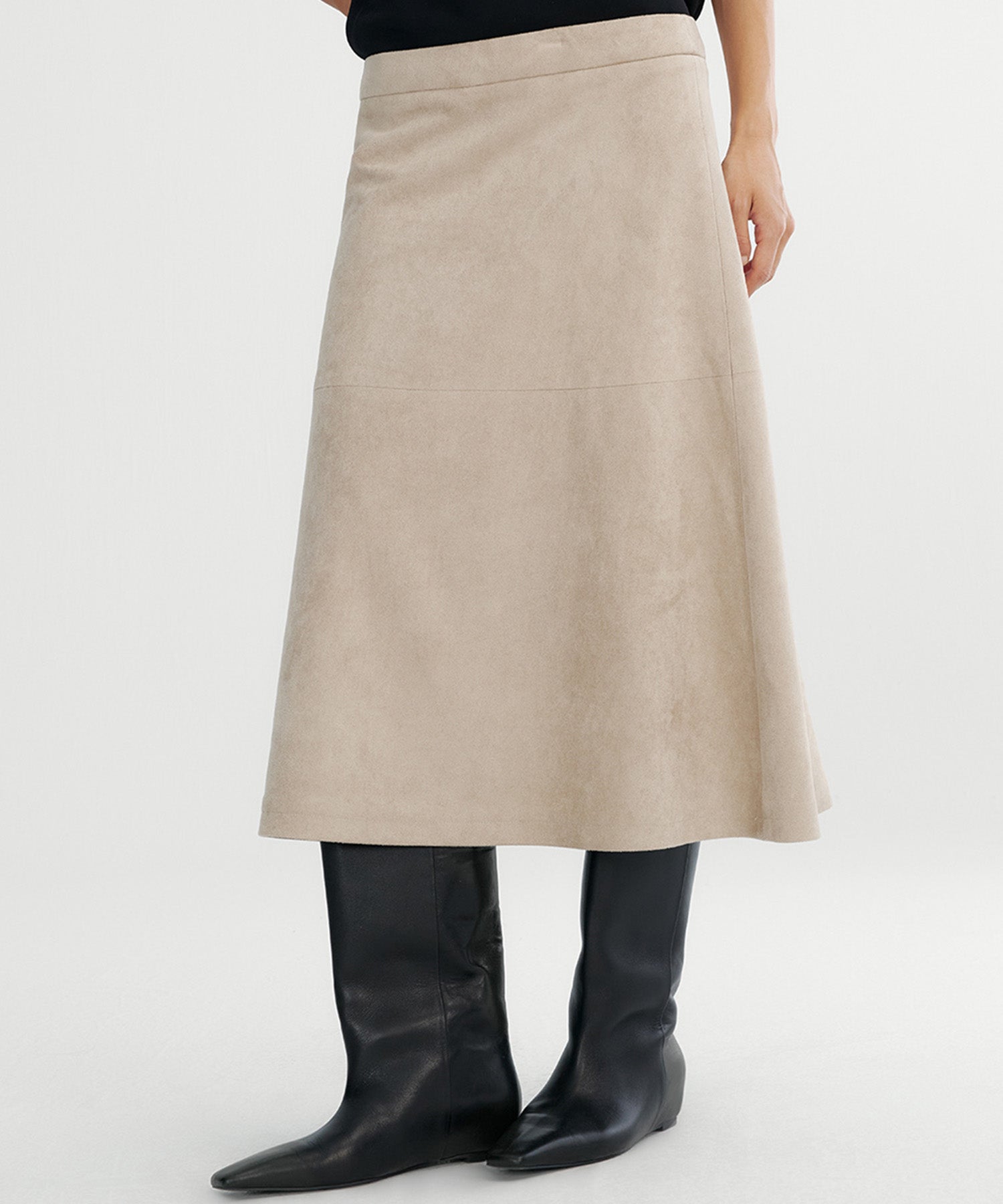 フレア ミディスカート