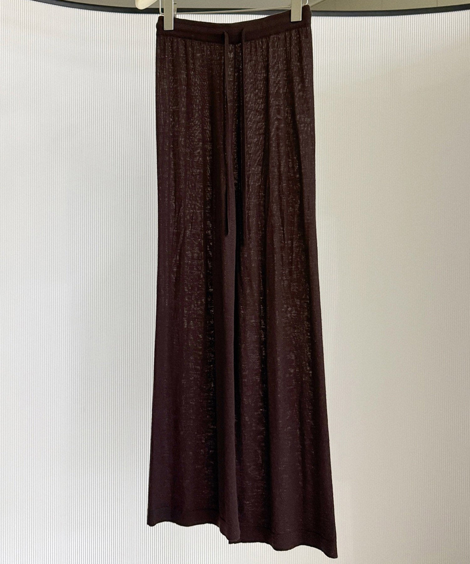 シアーニットパンツ