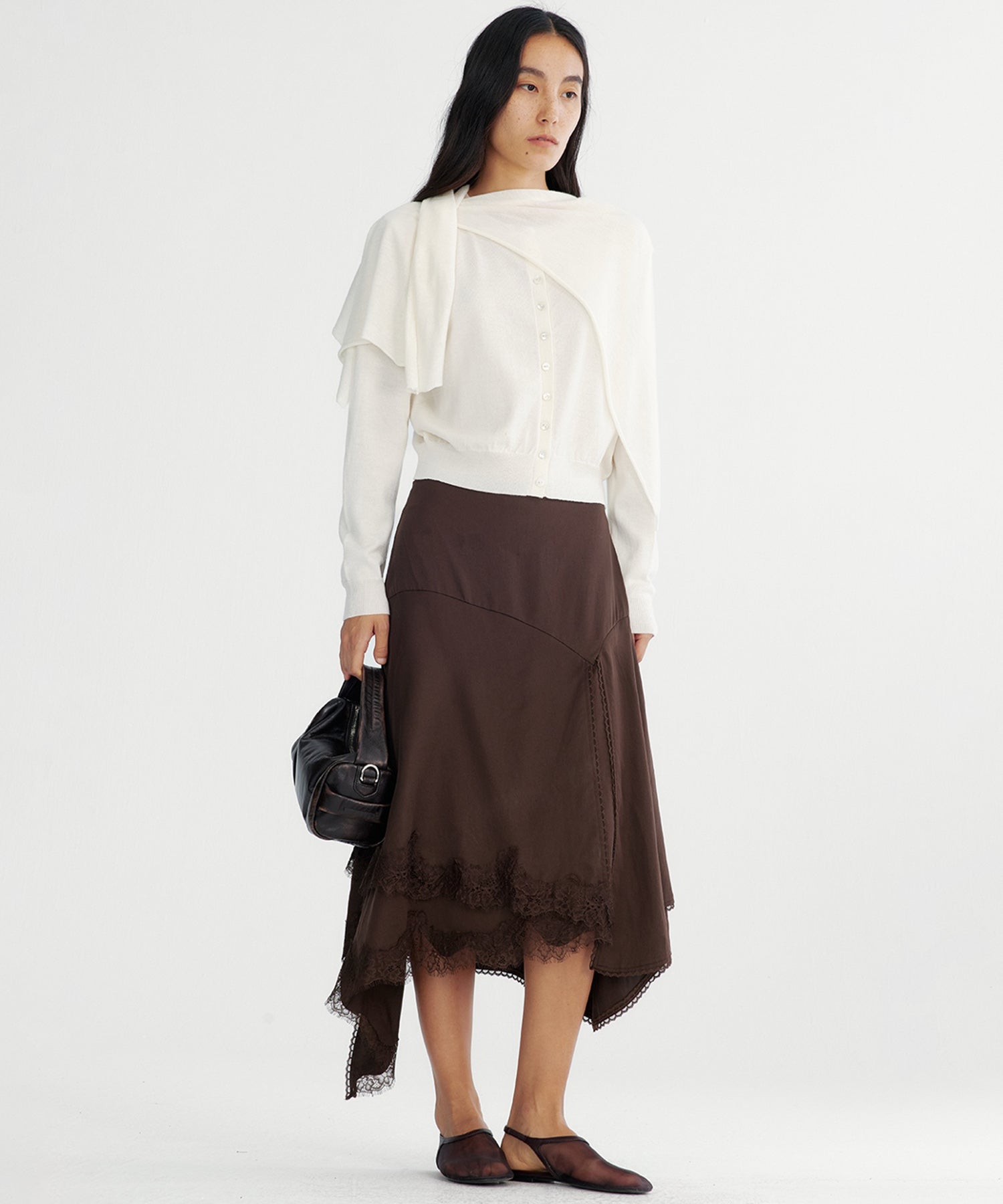 スウィッチングレーススカート