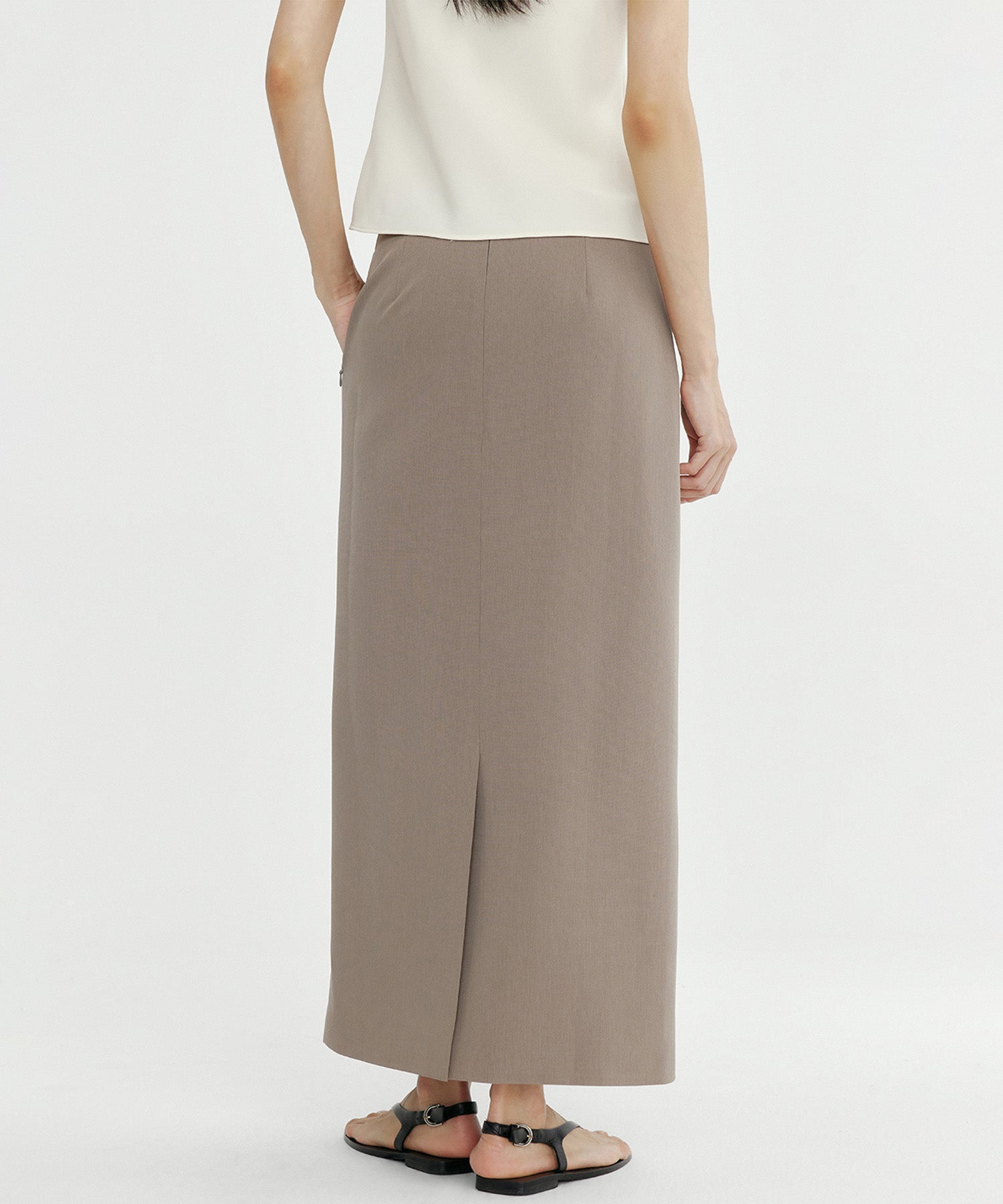 ウエストリボン タイトスカート