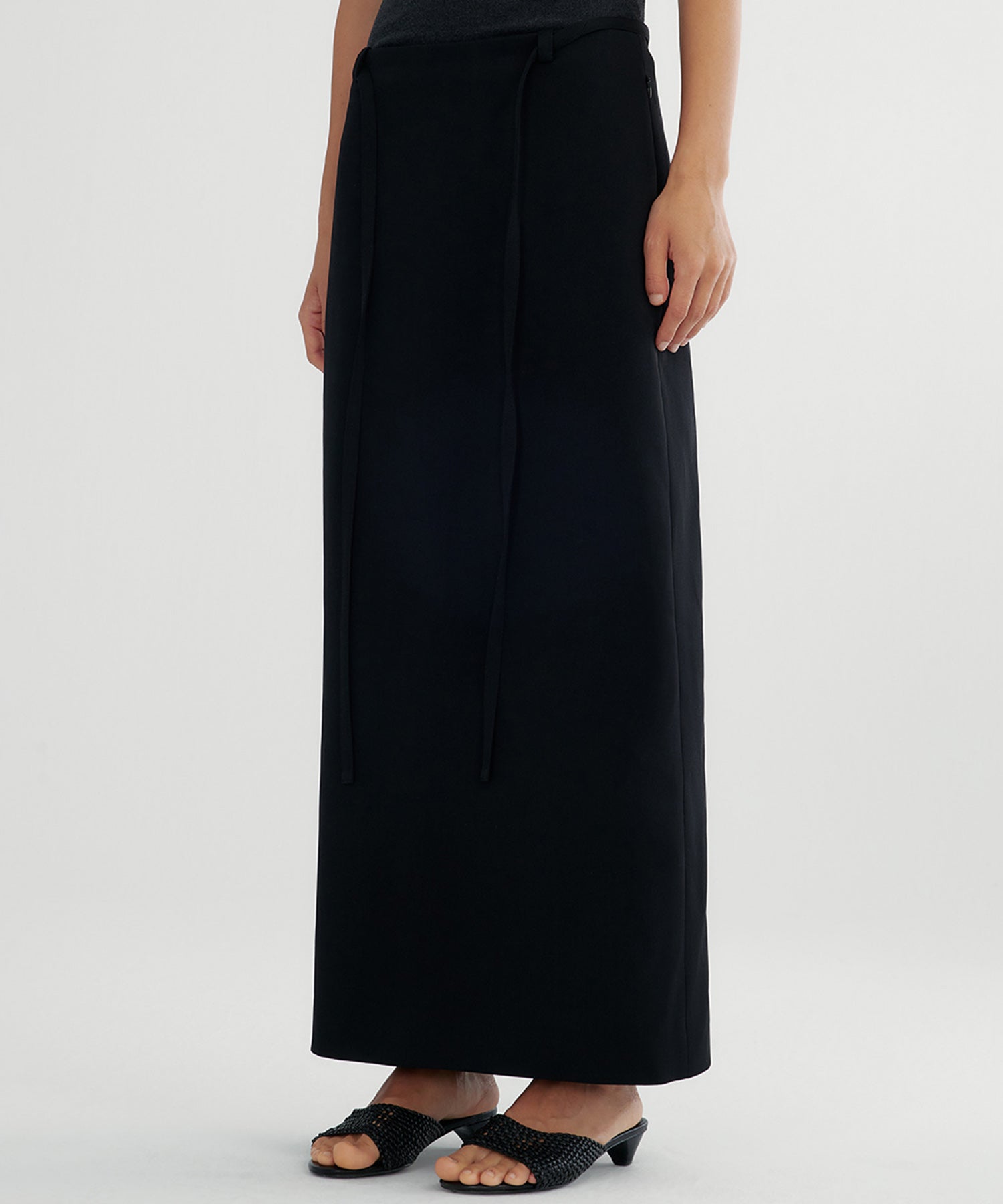 ウエストリボン タイトスカート