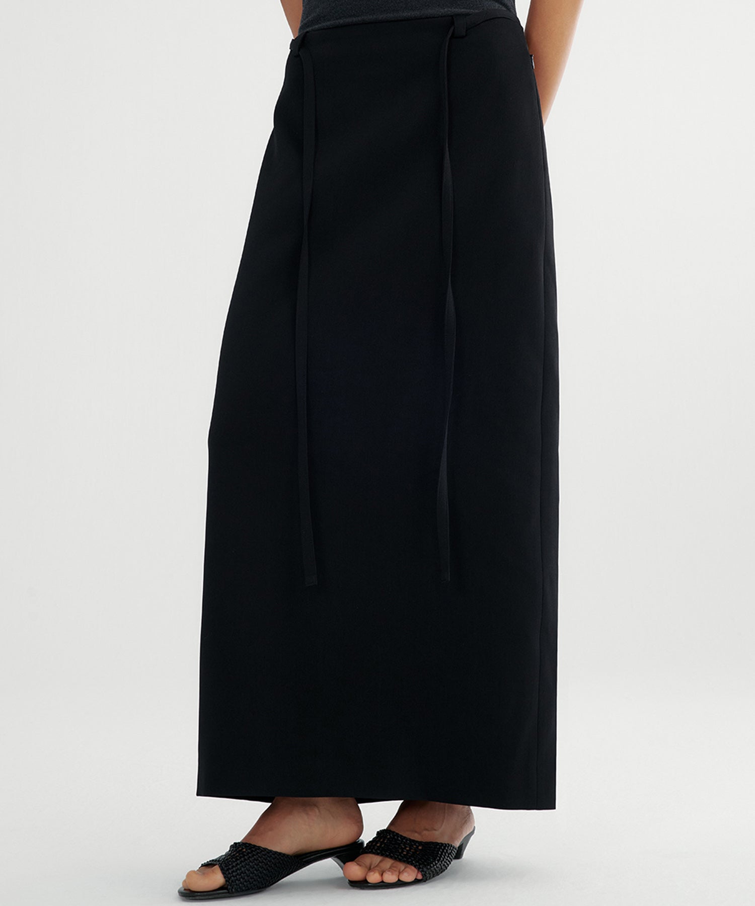 ウエストリボン タイトスカート