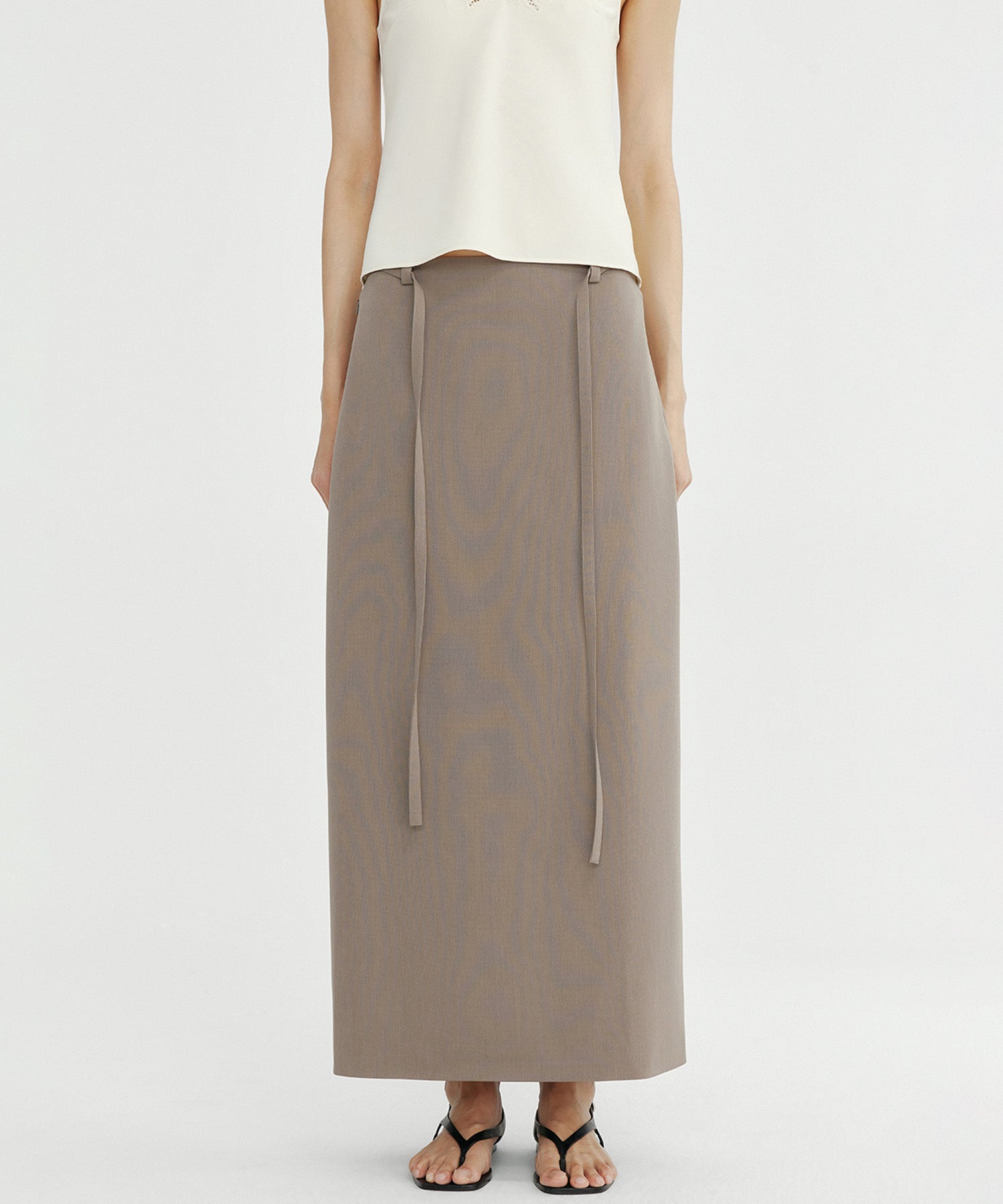 ウエストリボン タイトスカート