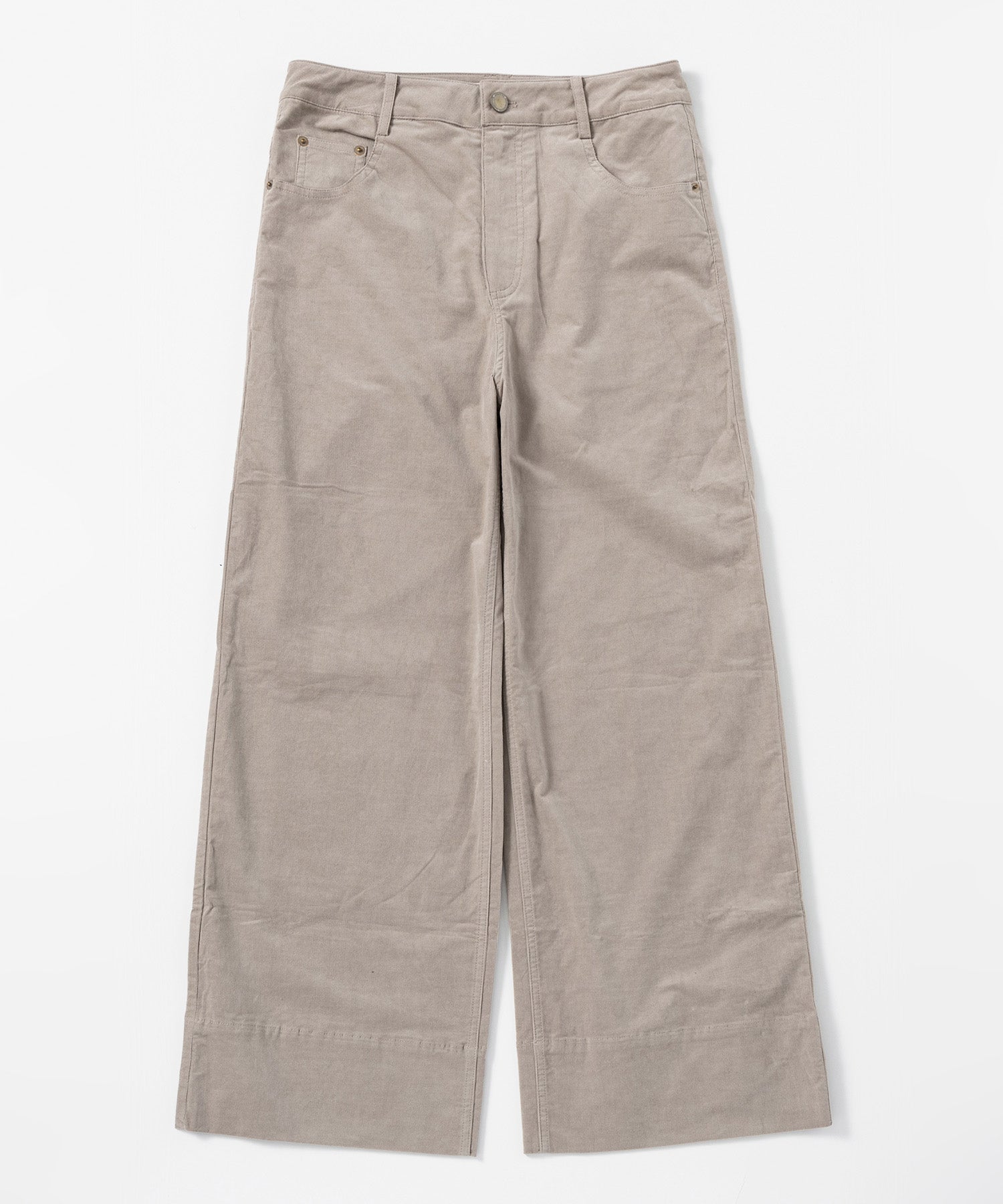 コーデュロイワイドパンツ