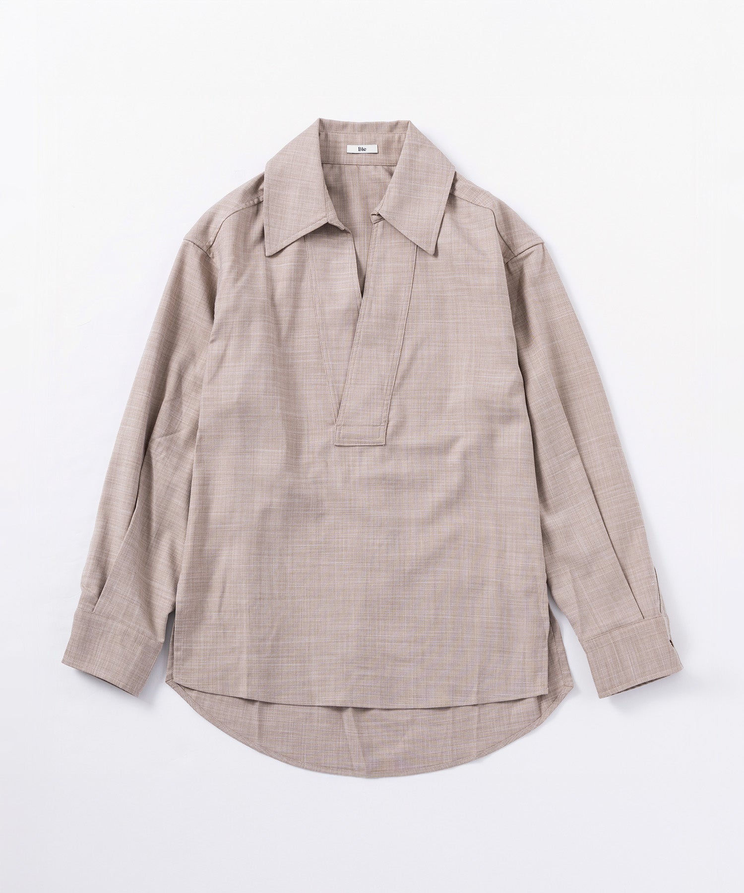 スキッパープルオーバーシャツ