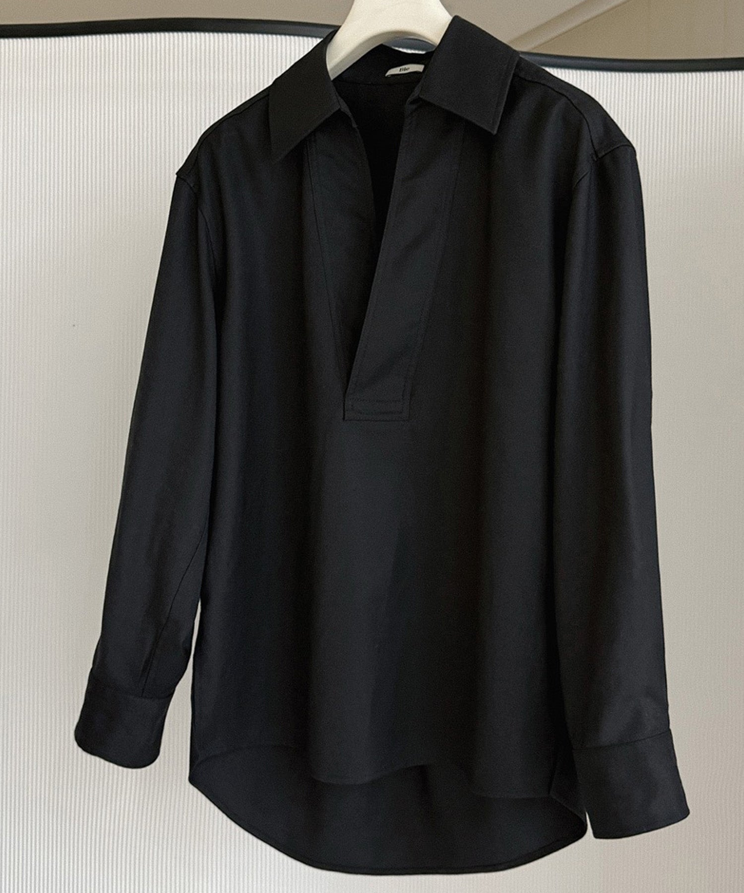 スキッパープルオーバーシャツ