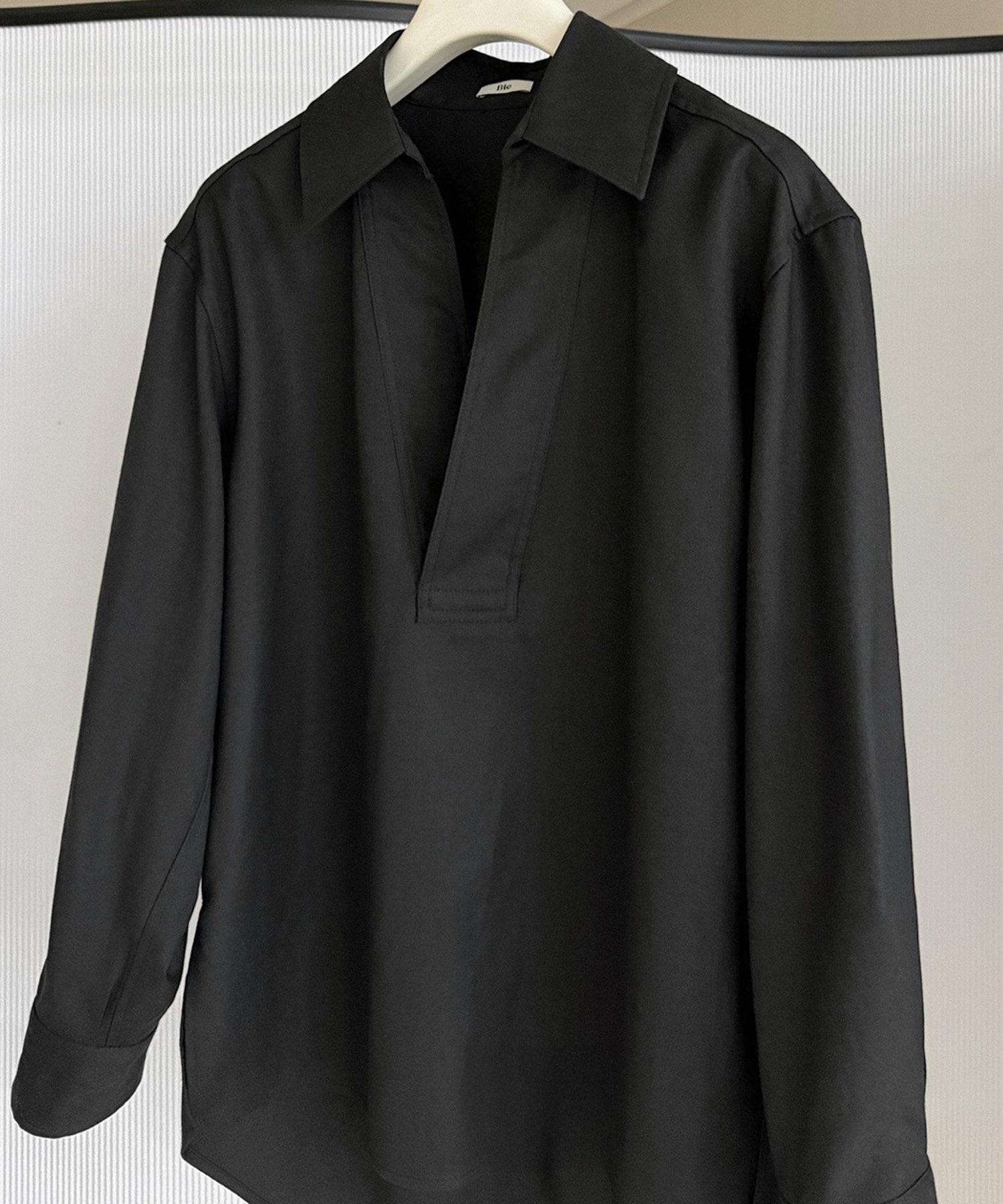 スキッパープルオーバーシャツ