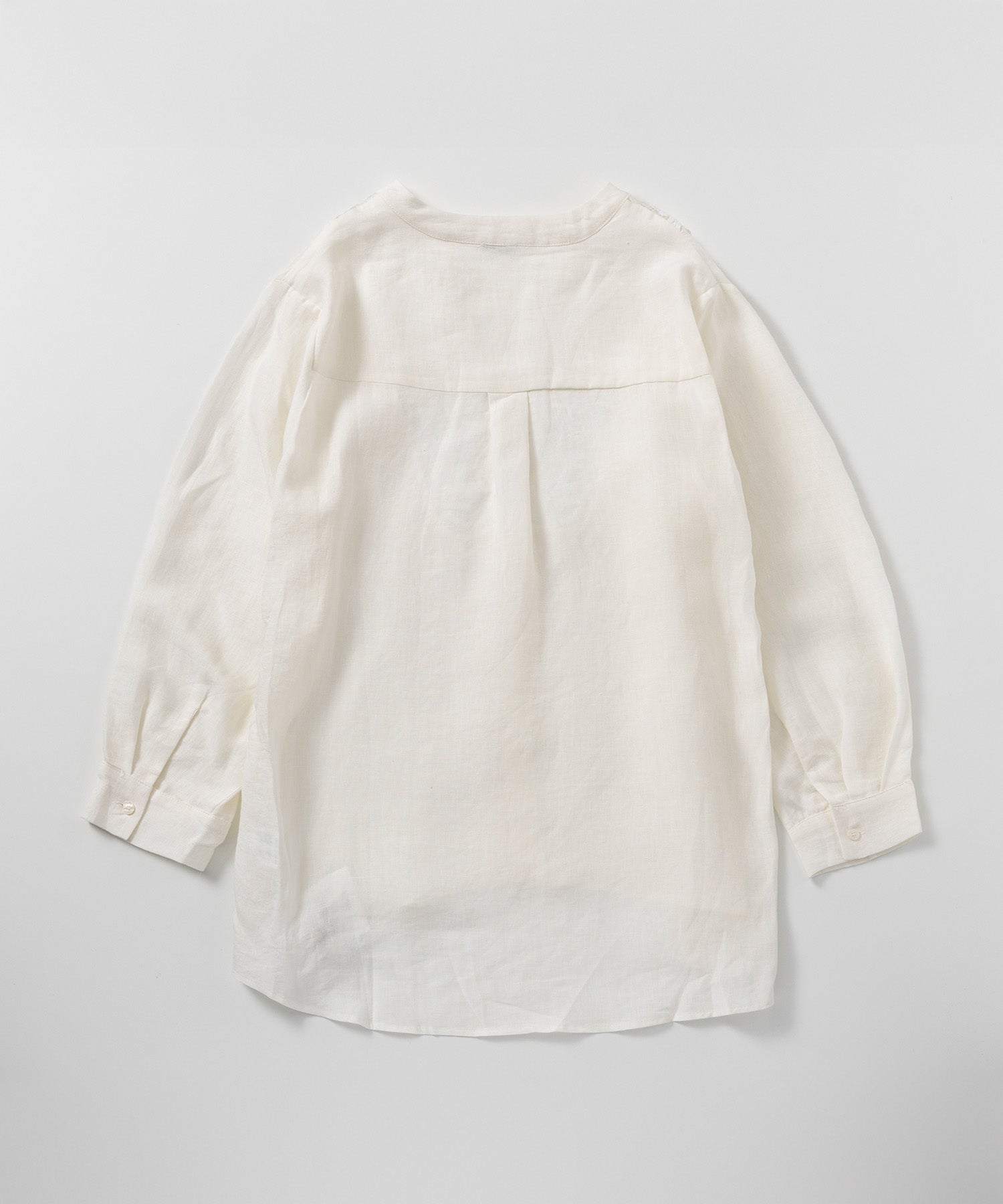 リネンレースカラーブラウス