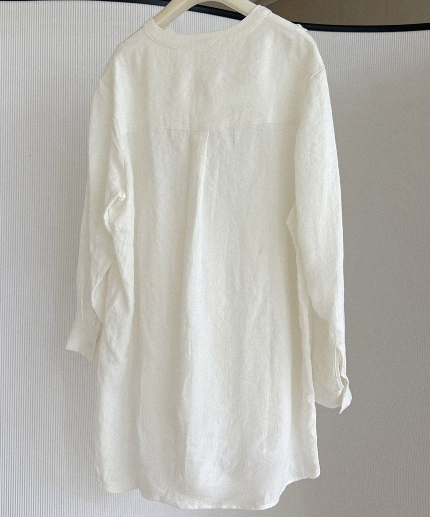 リネンレースカラーブラウス