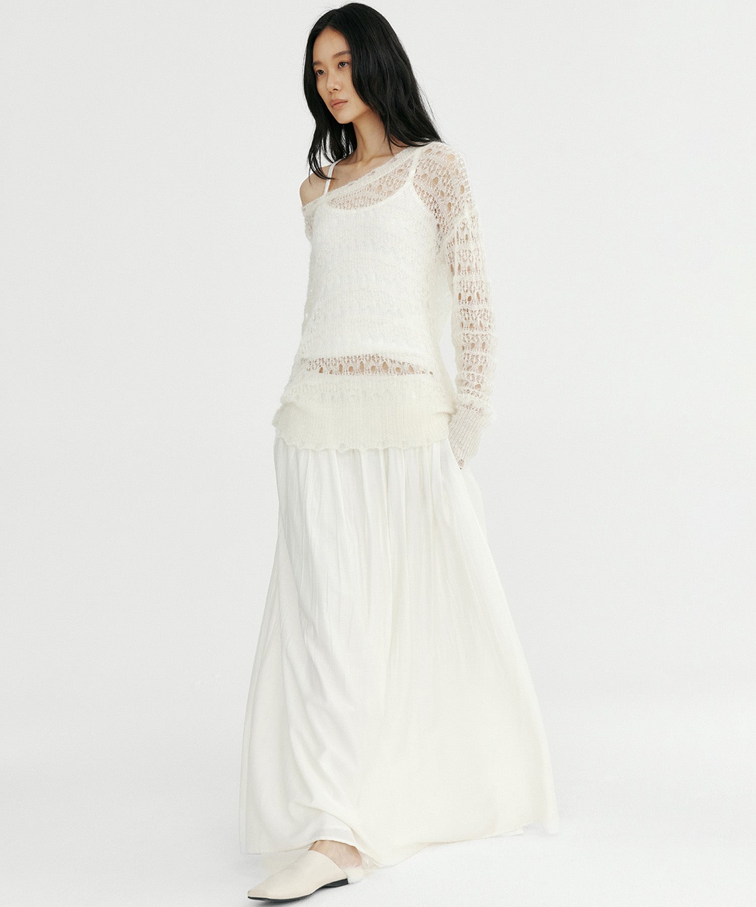 グランジニットトップス