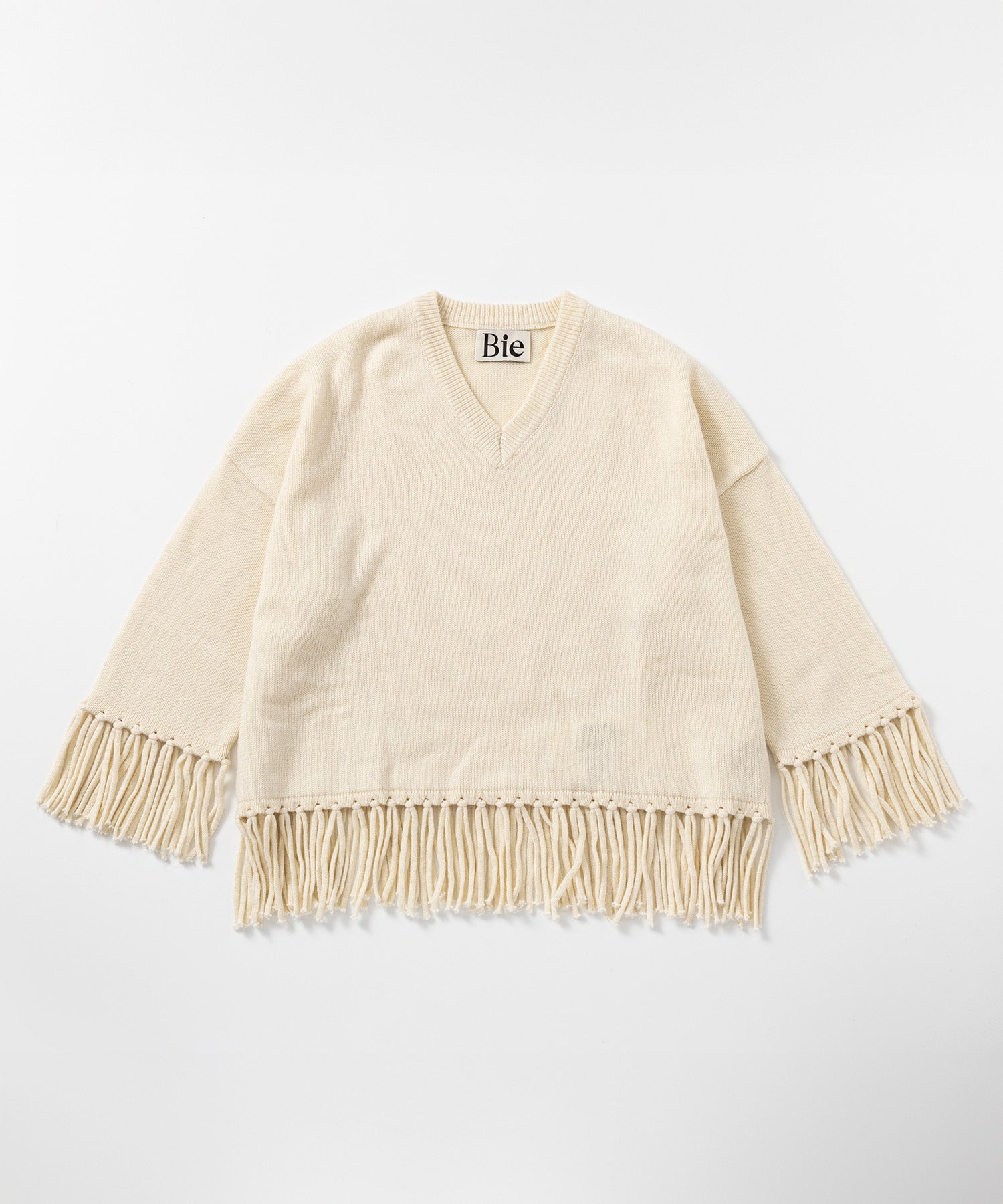 【12月上旬お届け予約商品】フリンジニットトップス