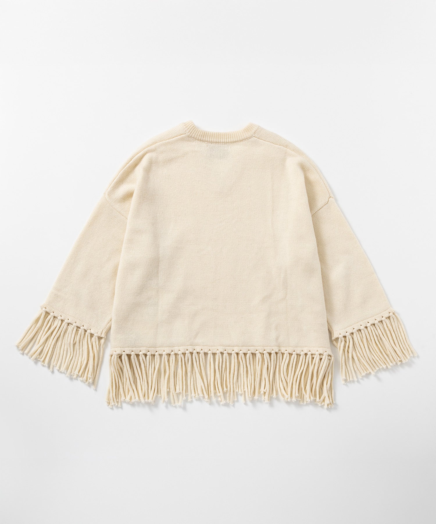 【12月上旬お届け予約商品】フリンジニットトップス