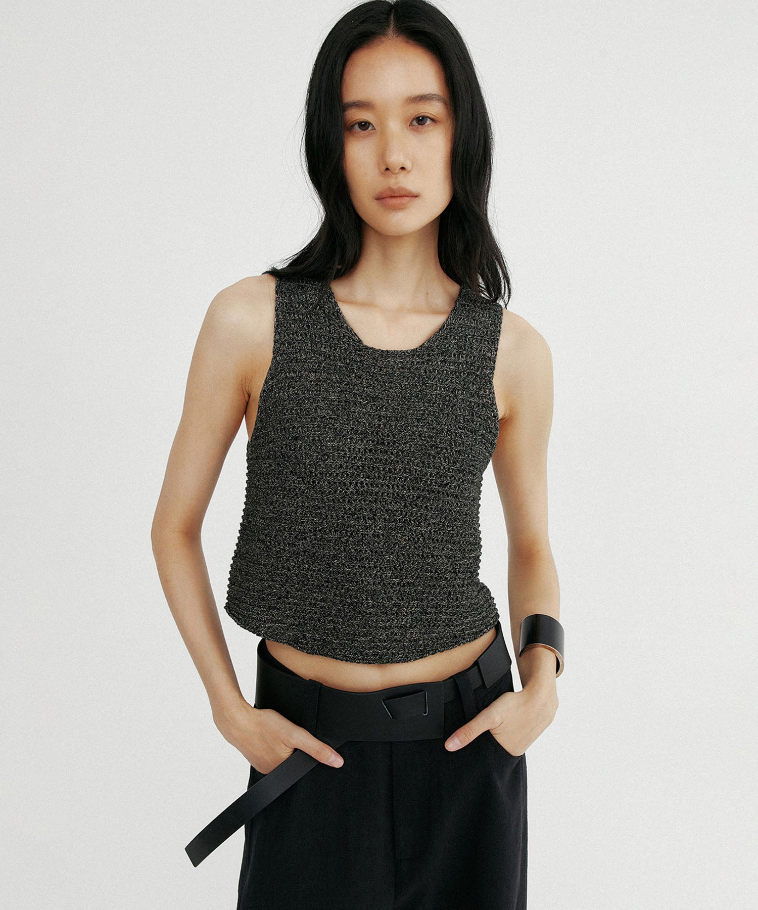 メランジニットベスト