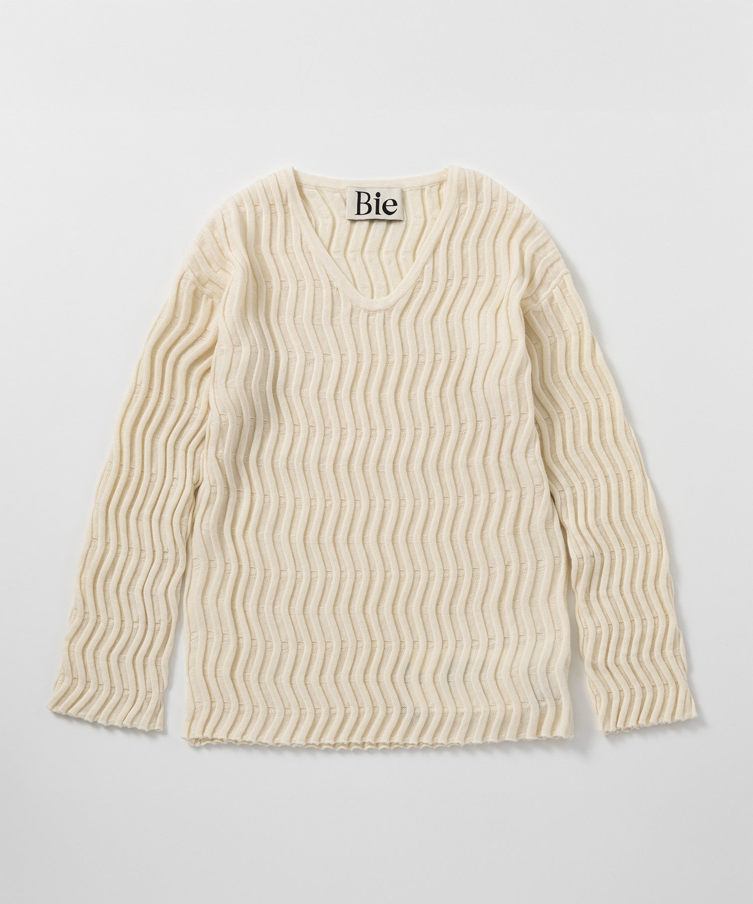 【12月上旬お届け予約商品】ウェービーニットトップス