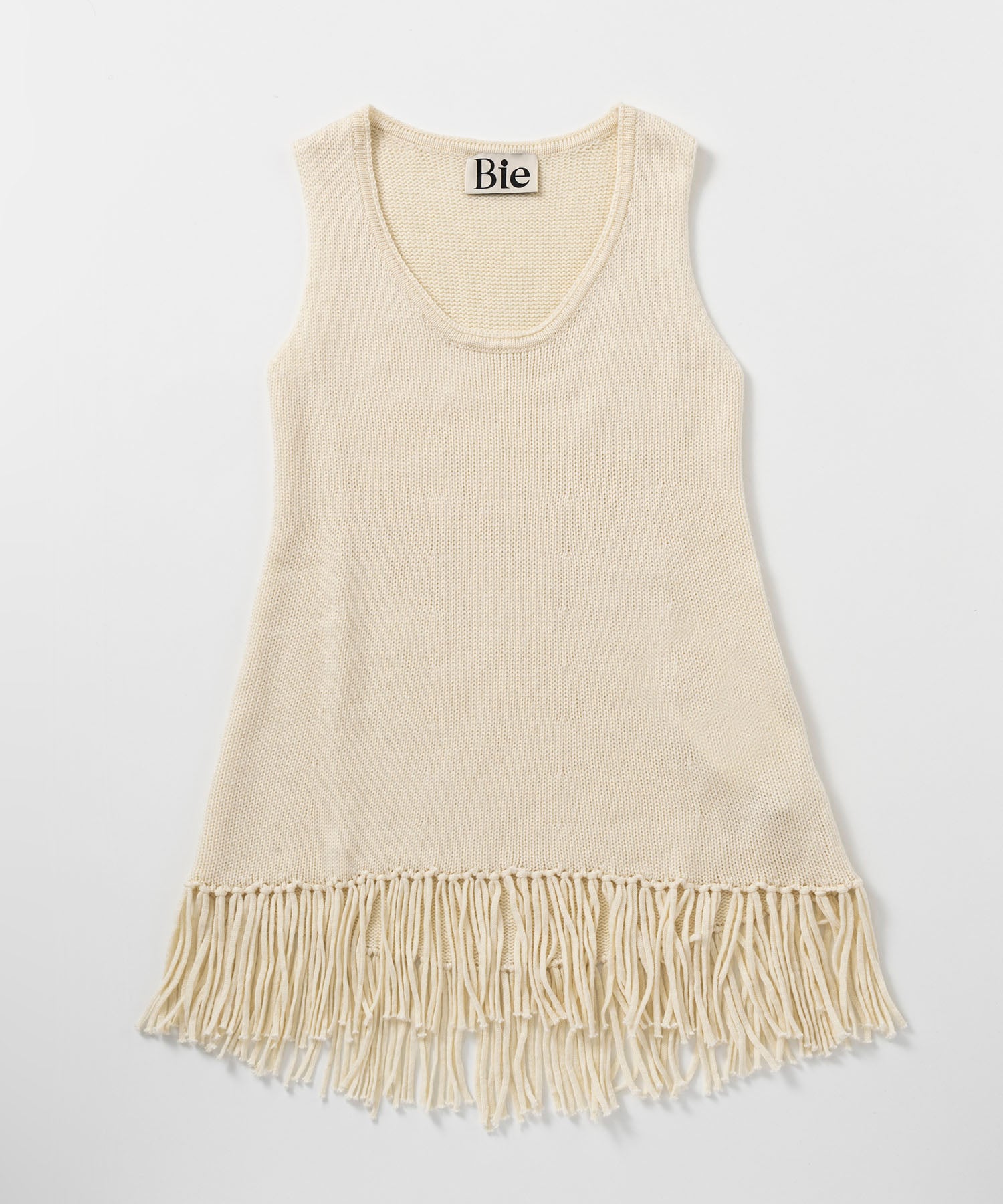 フリンジニットチュニック