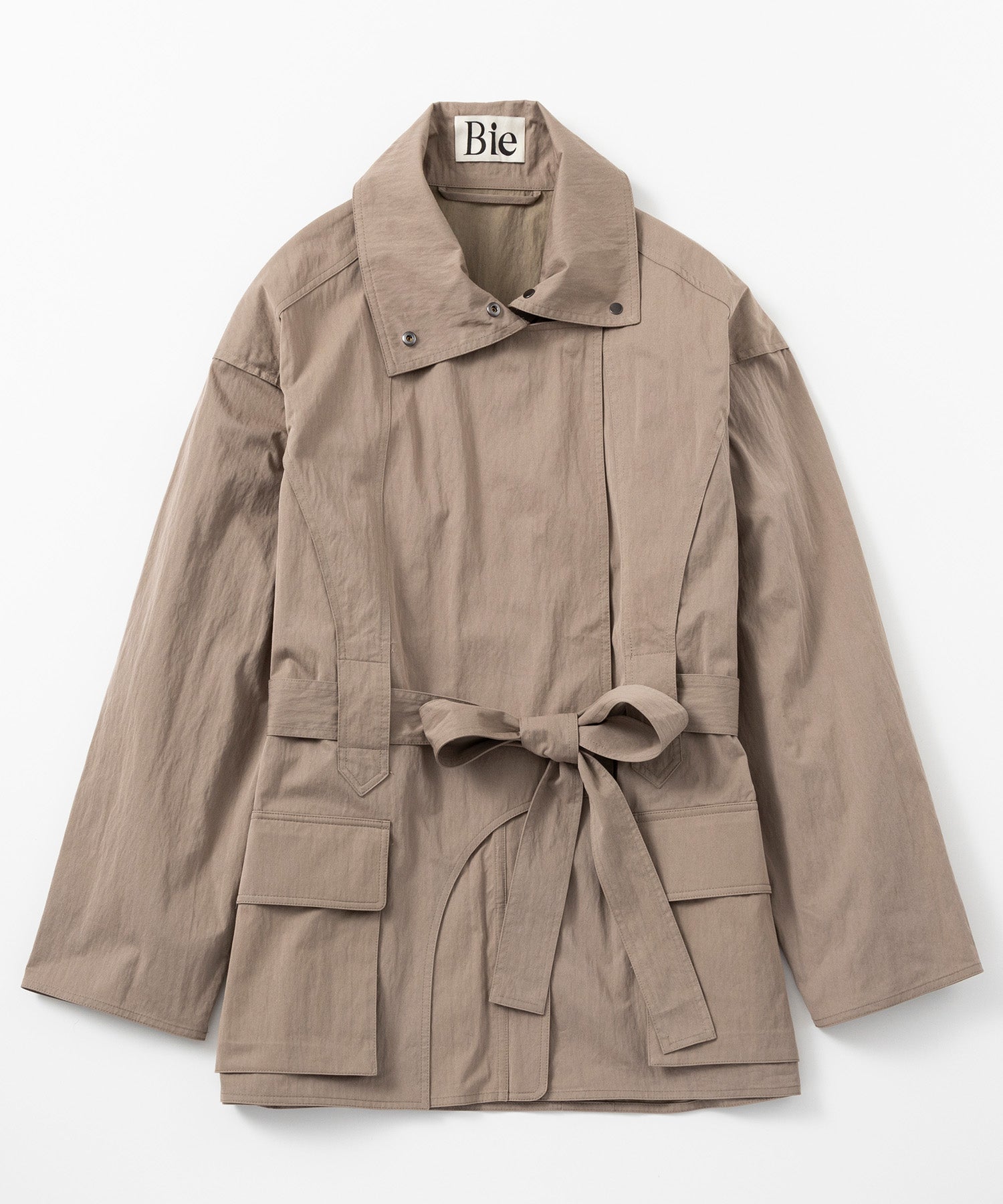 2wayカラー トレンチミドルコート