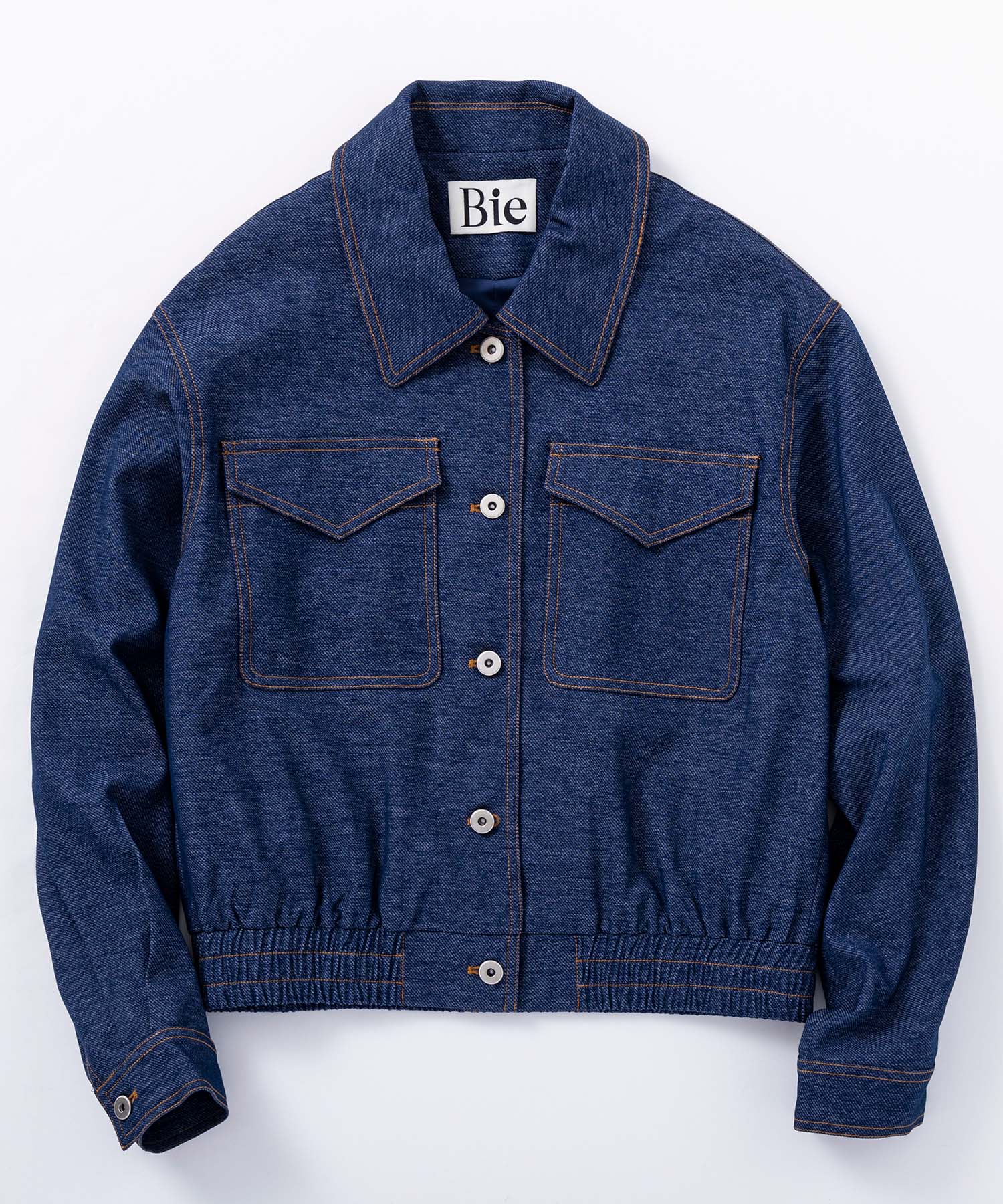 デニムライク ショートジャケット