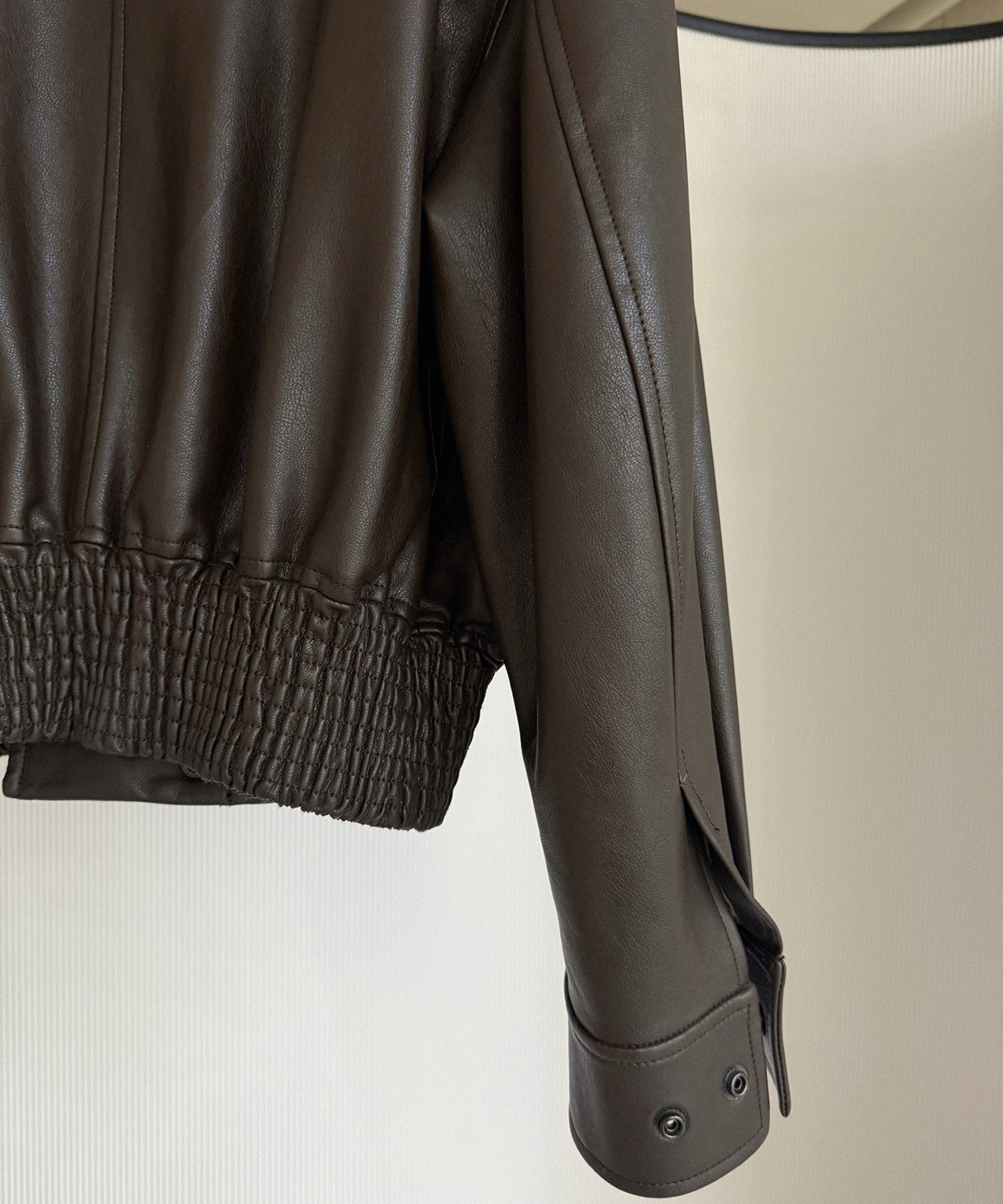 シャーリングショートジャケット