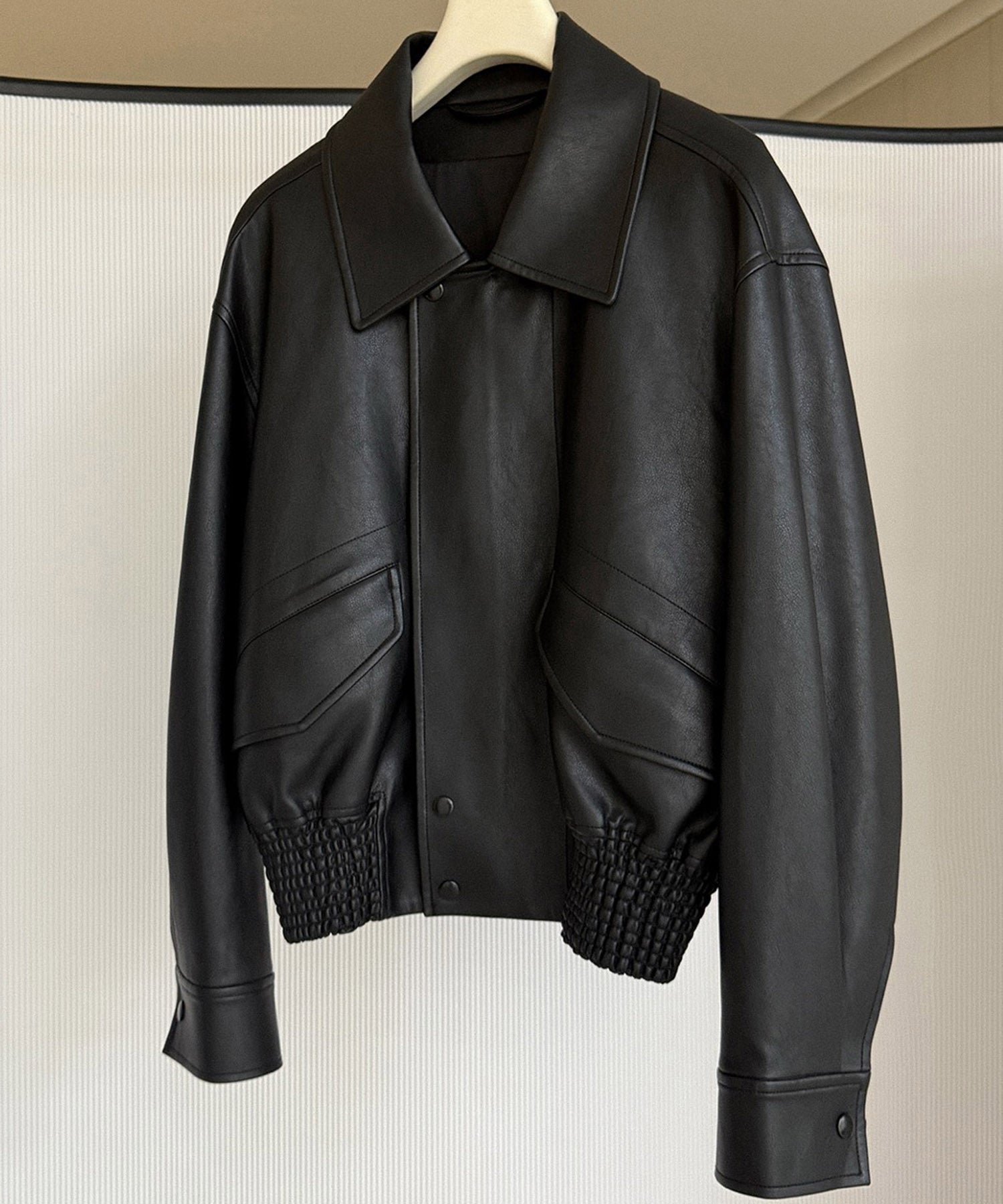 シャーリングショートジャケット