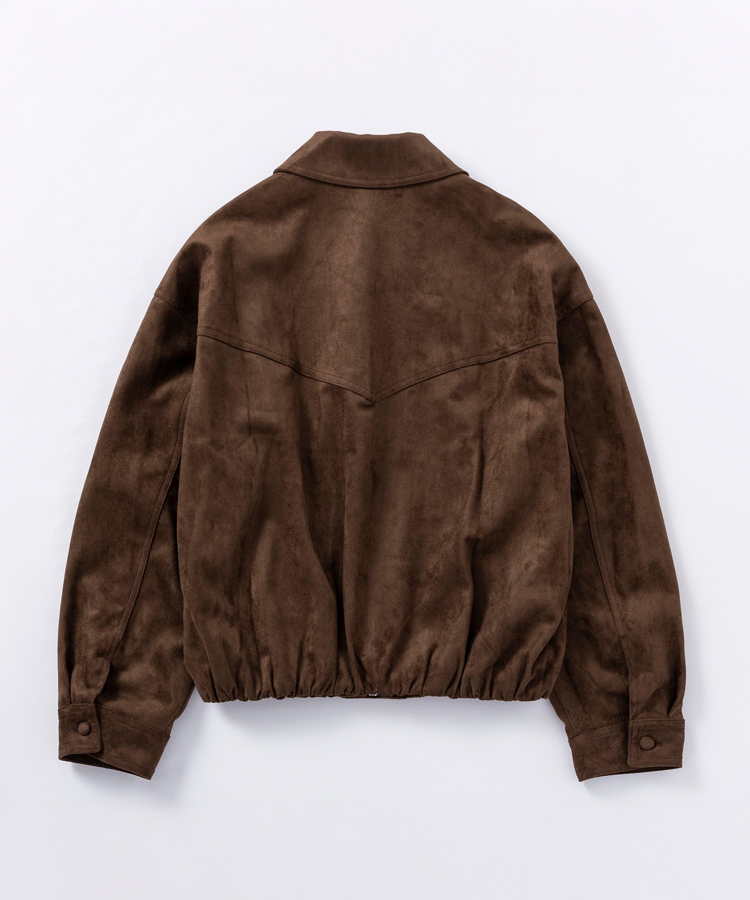 スエードライククロップドジャケット