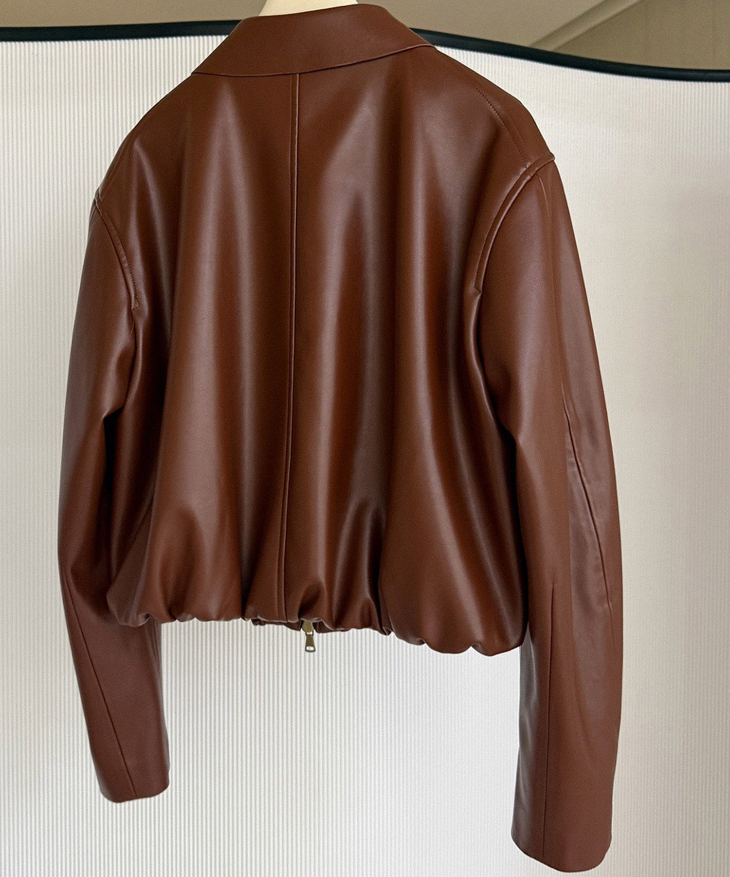 【12月上旬お届け予約商品】ウエストギャザー ショートジャケット