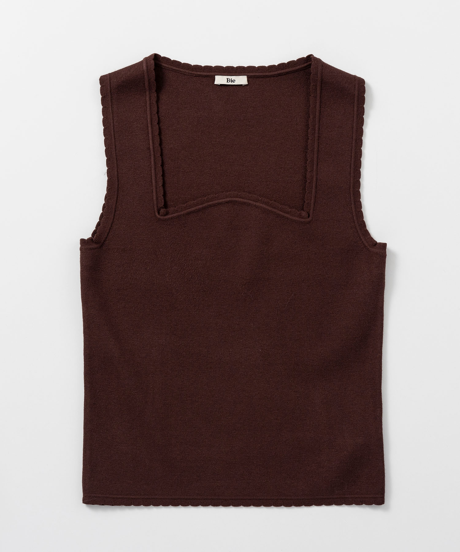 スクエアネック タンクトップ