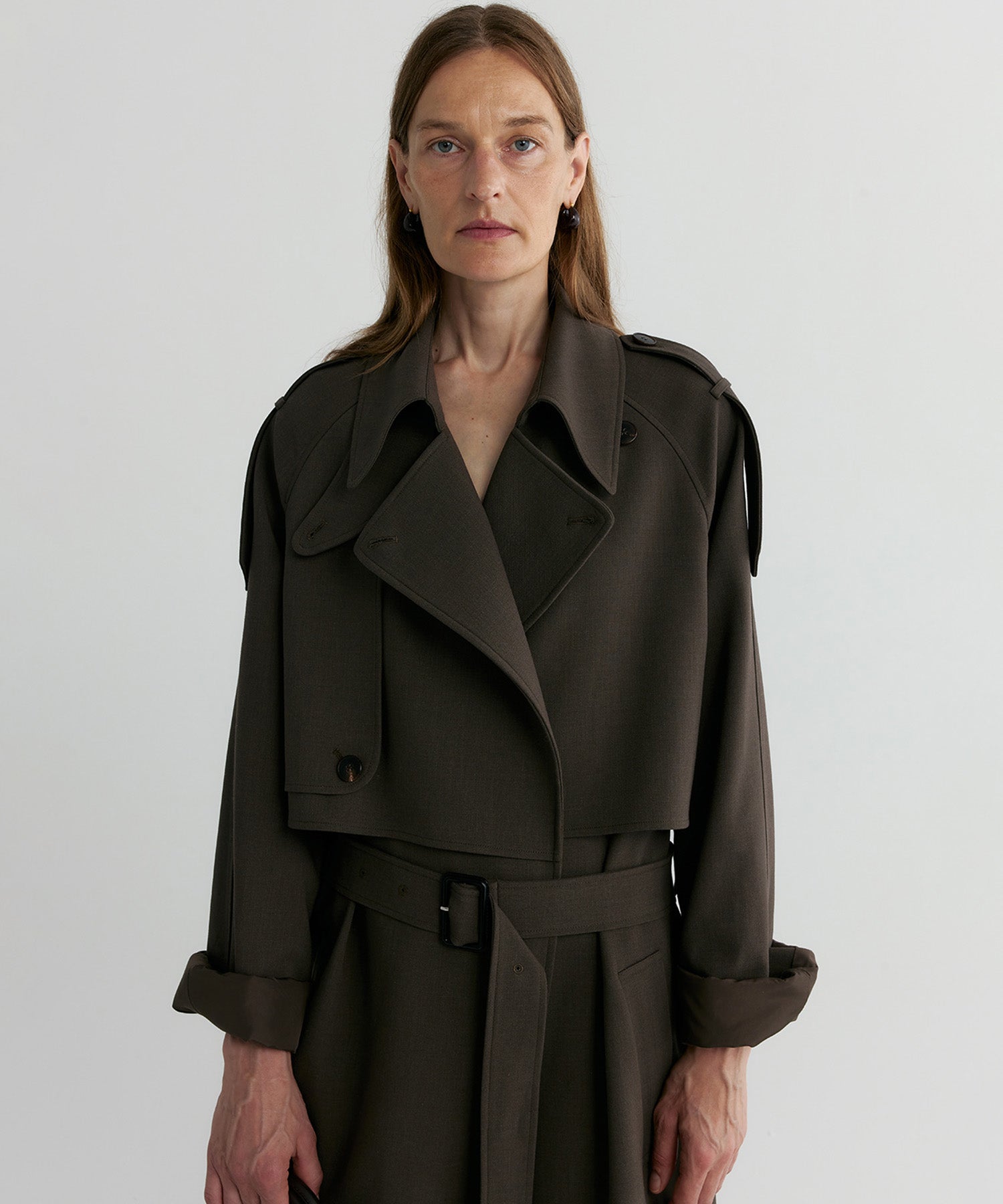 【12月上旬お届け予約商品】ロングトレンチコート