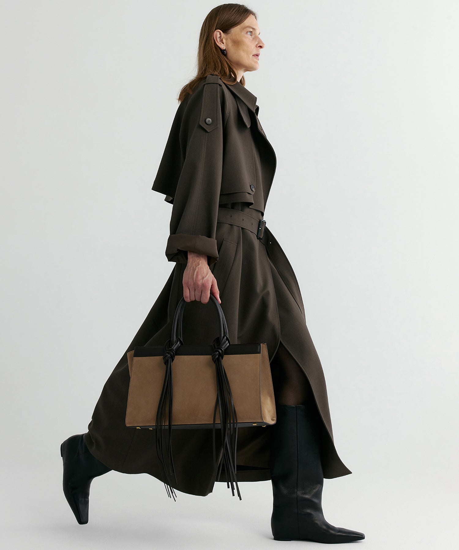 【12月上旬お届け予約商品】ロングトレンチコート