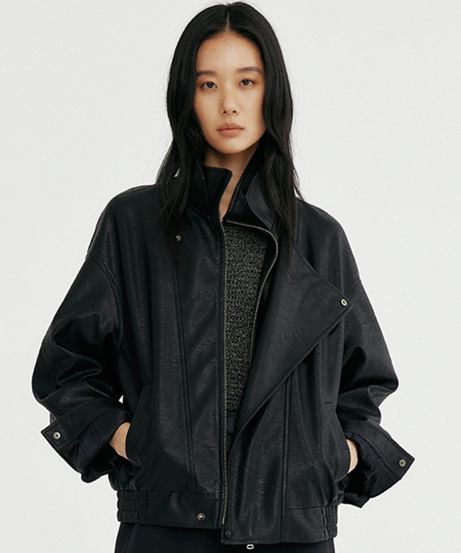 【12月上旬お届け予約商品】ダブルカラーレザージャケット