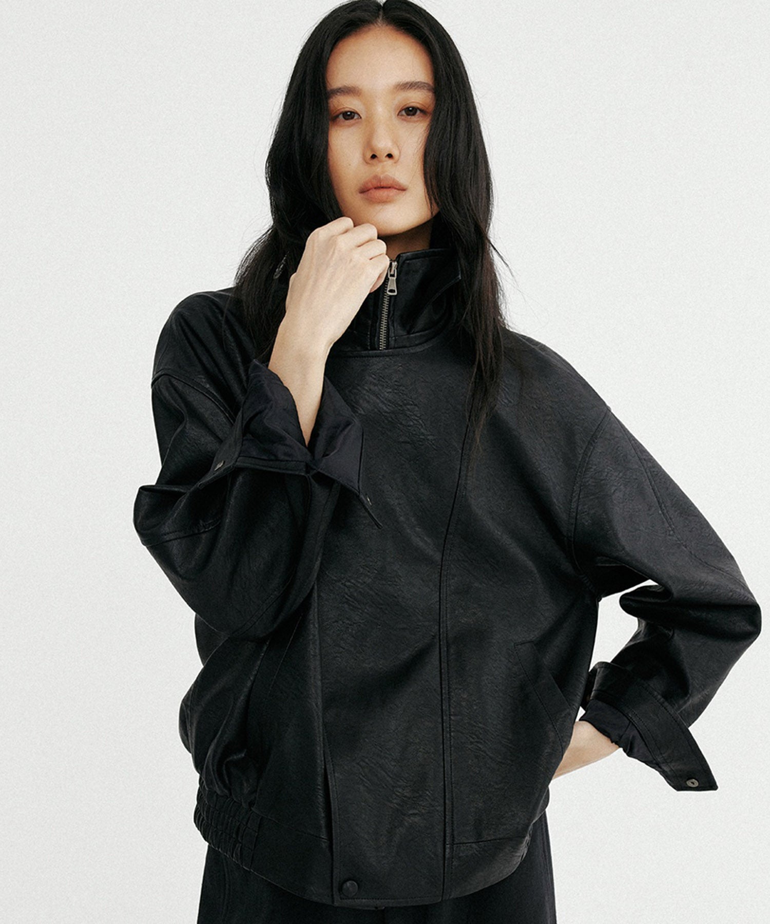 【12月上旬お届け予約商品】ダブルカラーレザージャケット