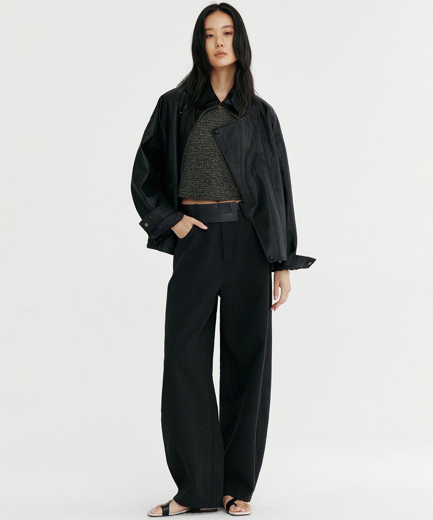 【12月上旬お届け予約商品】ダブルカラーレザージャケット