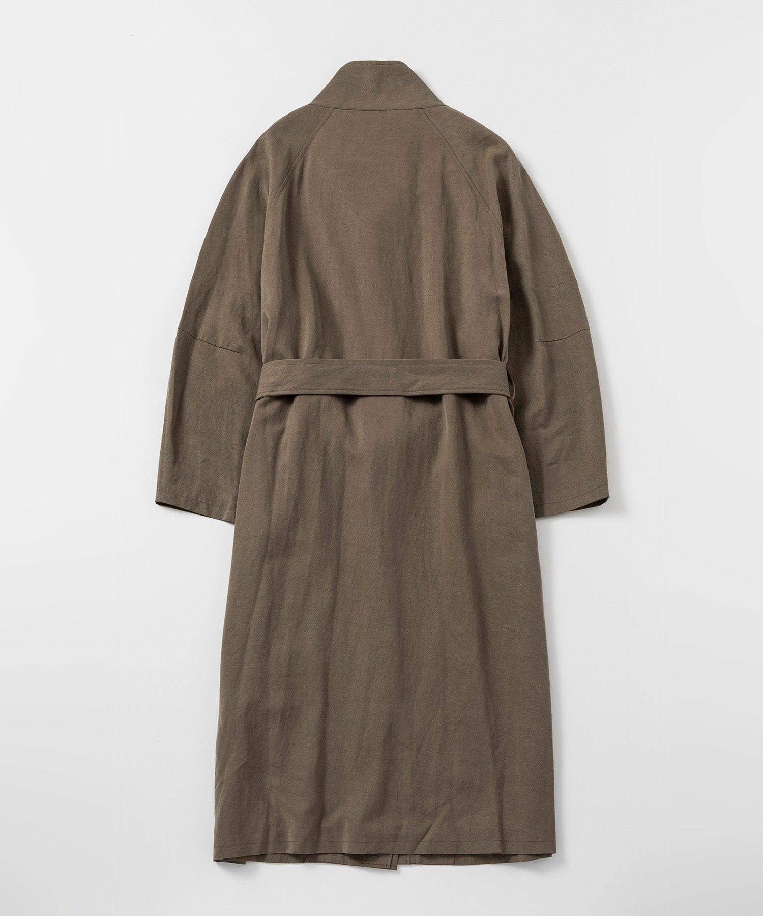 スタンドカラー ロングコート