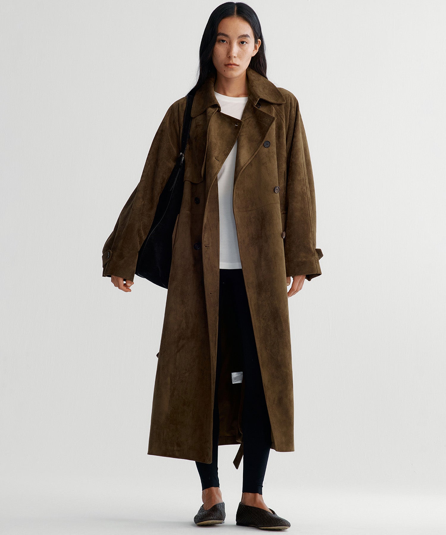 ダブルブレスト トレンチコート