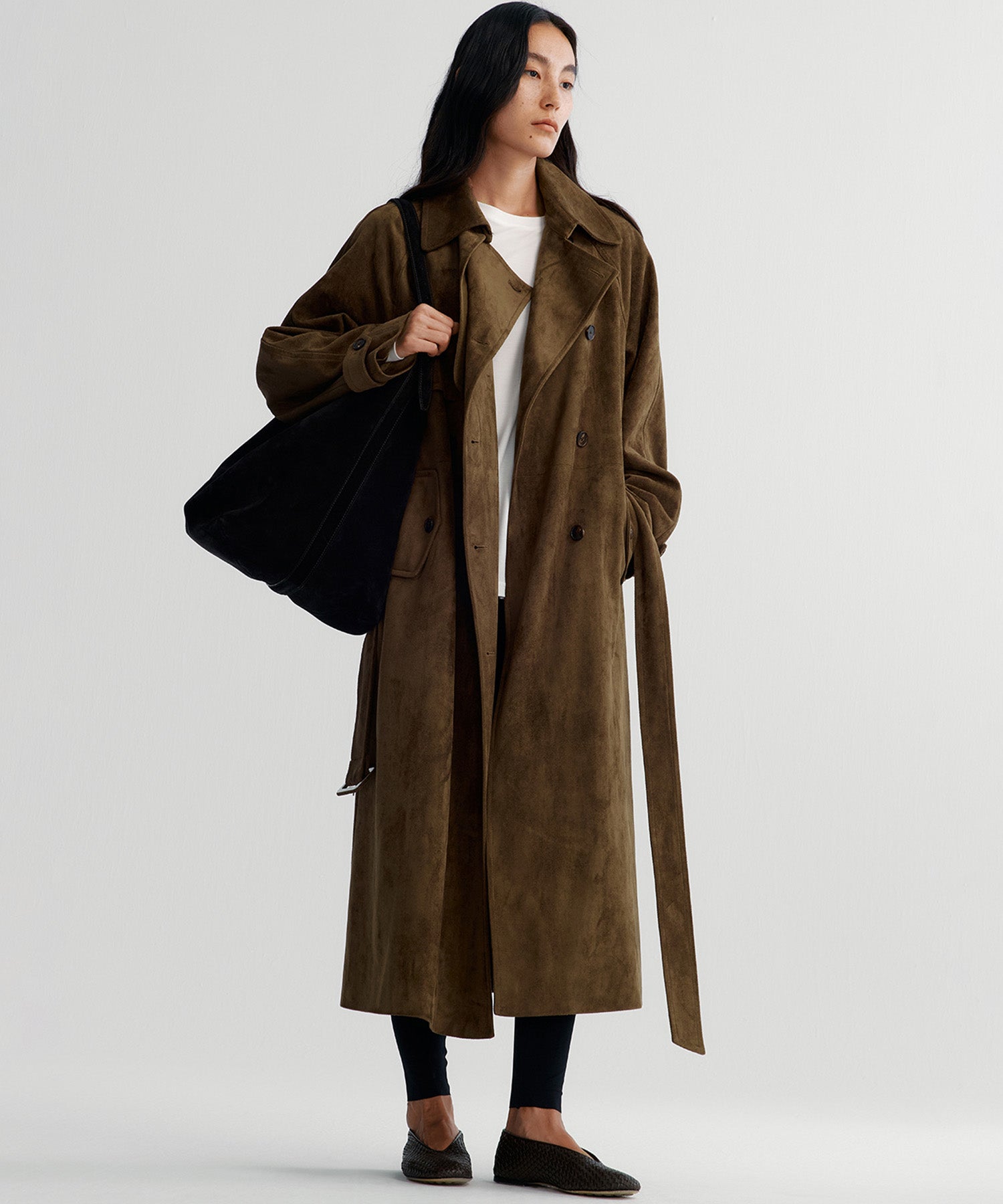 ダブルブレスト トレンチコート