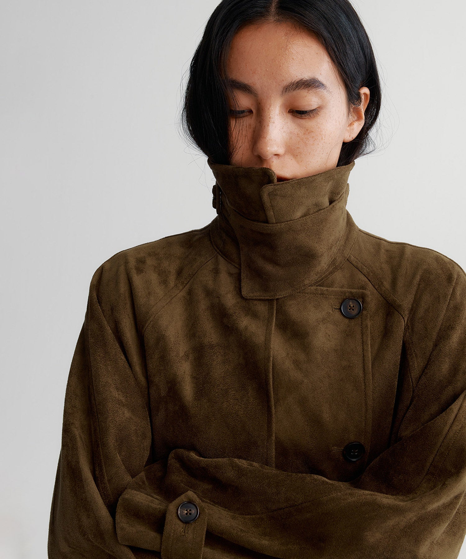 ダブルブレスト トレンチコート