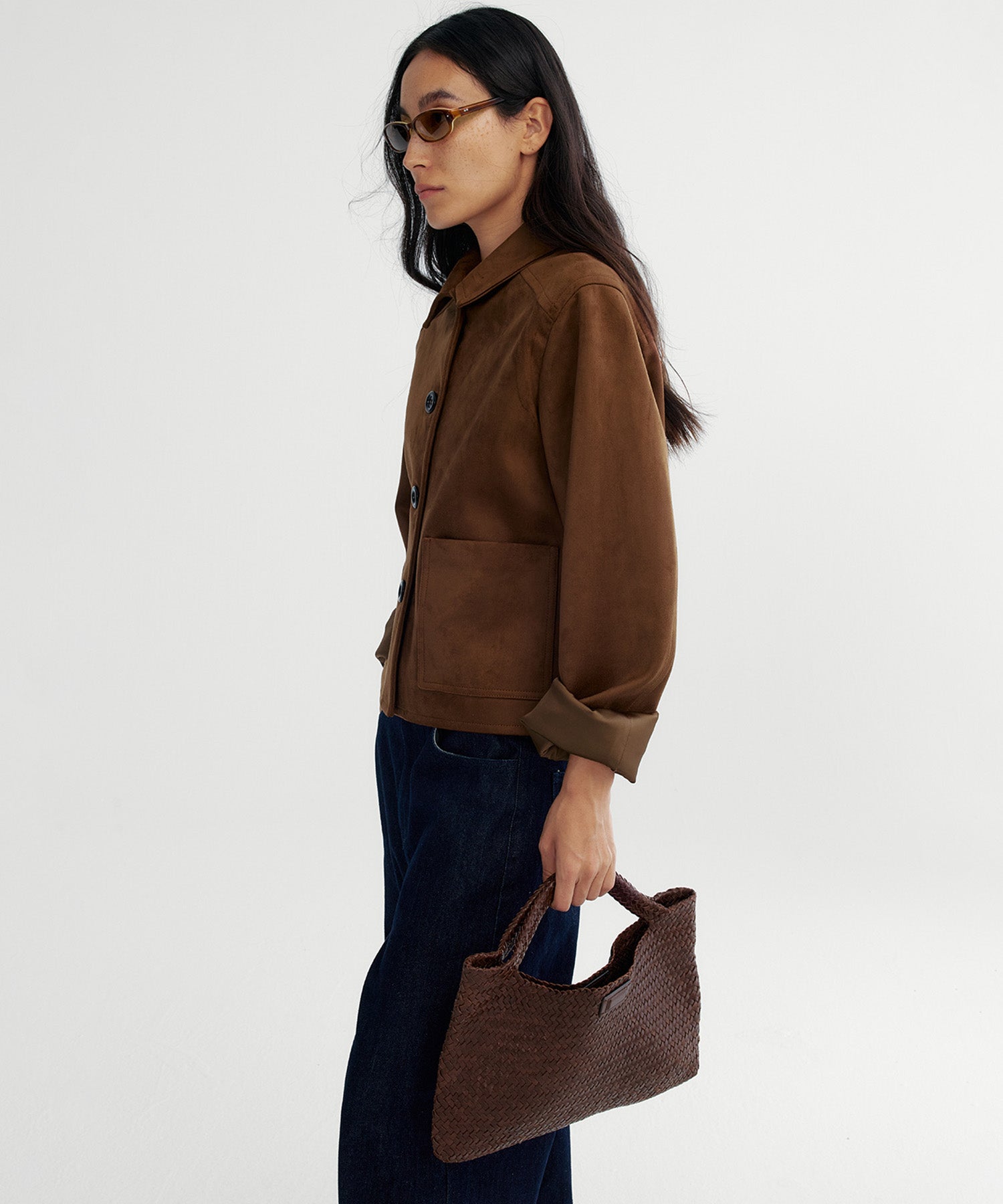 スエードライクショートジャケット