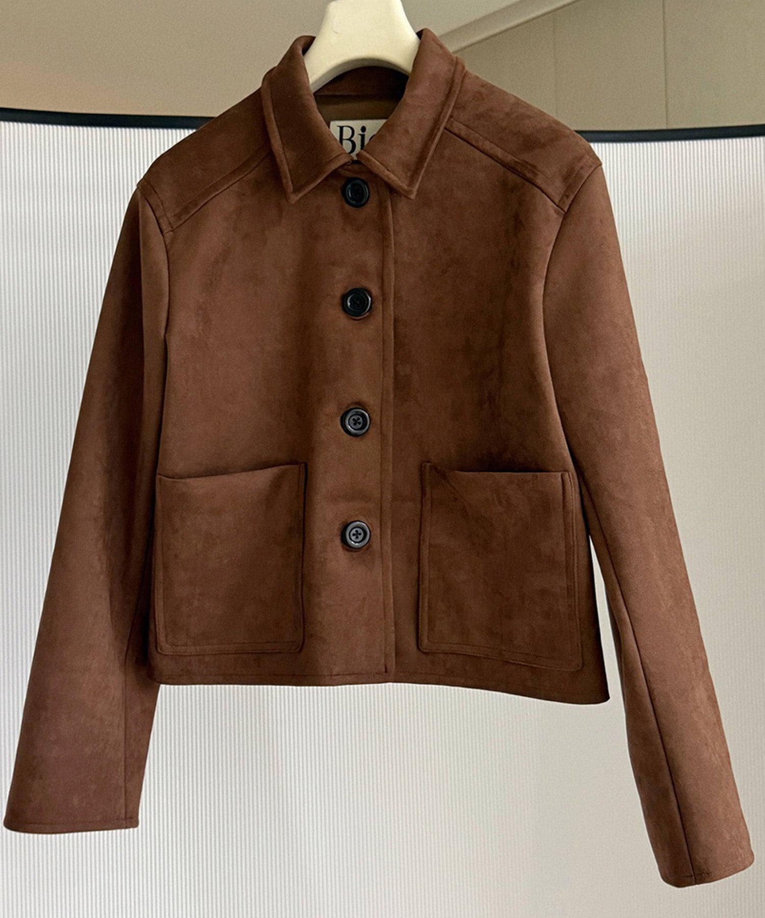 スエードライクショートジャケット