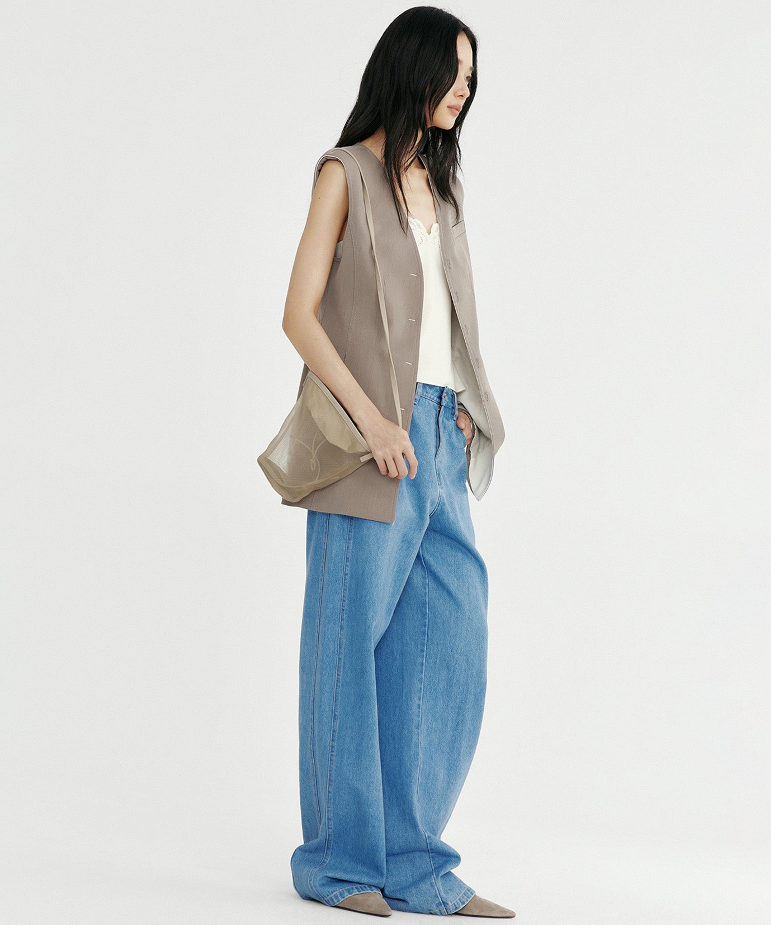 コンシャスVネックジレ