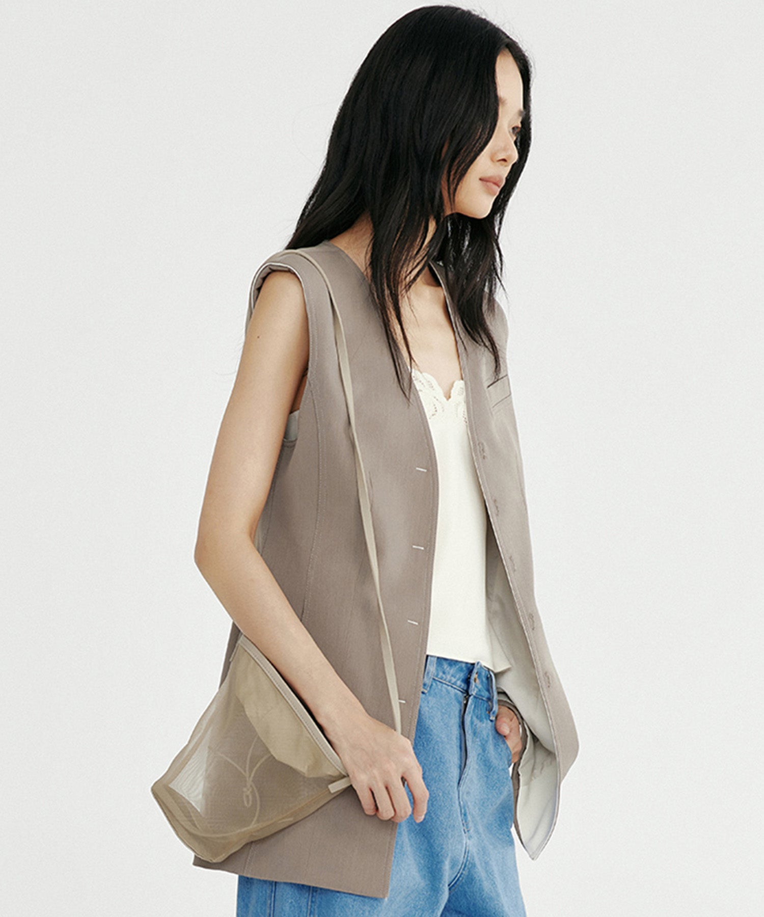 コンシャスVネックジレ