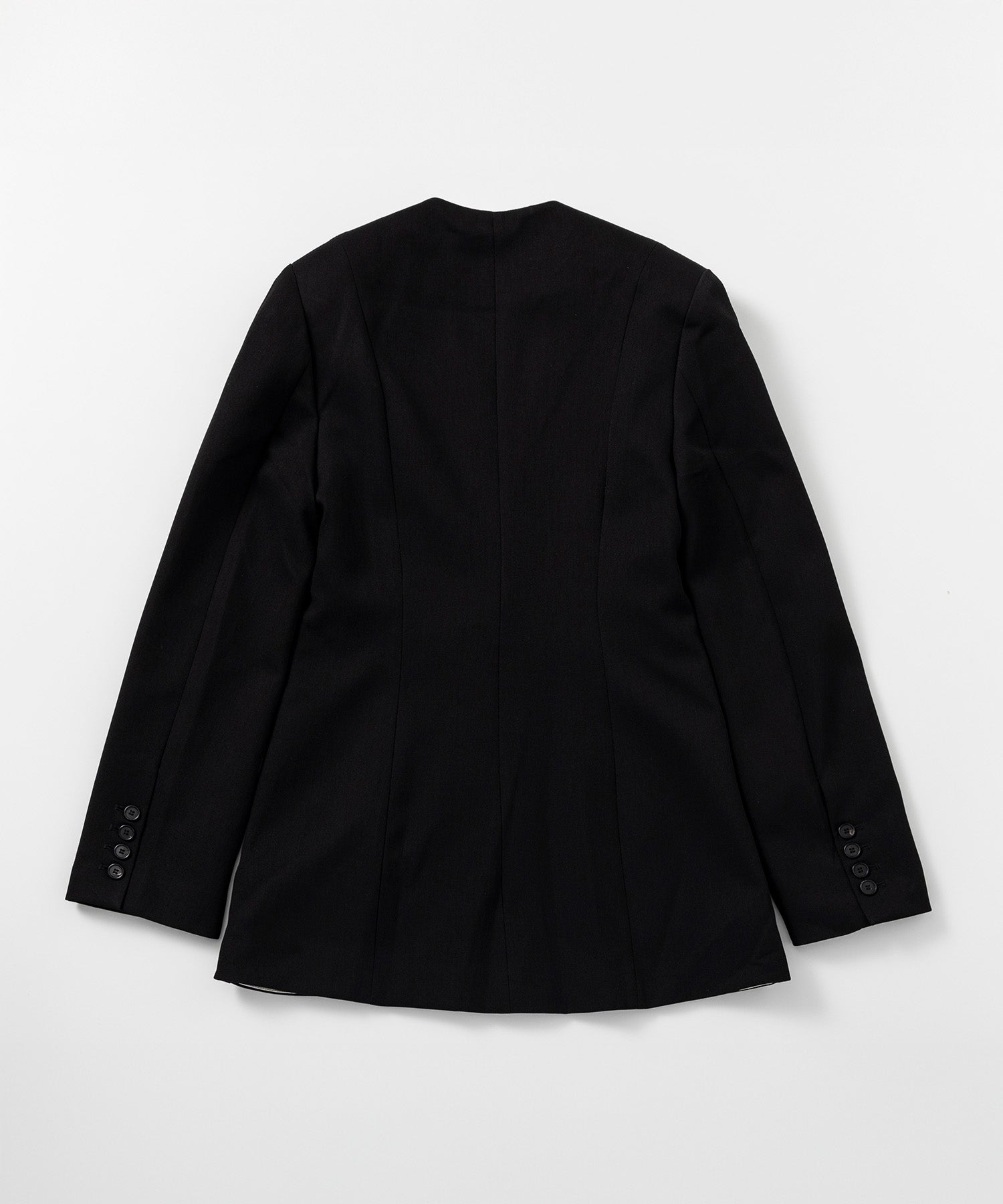 ワンボタン ノーカラージャケット