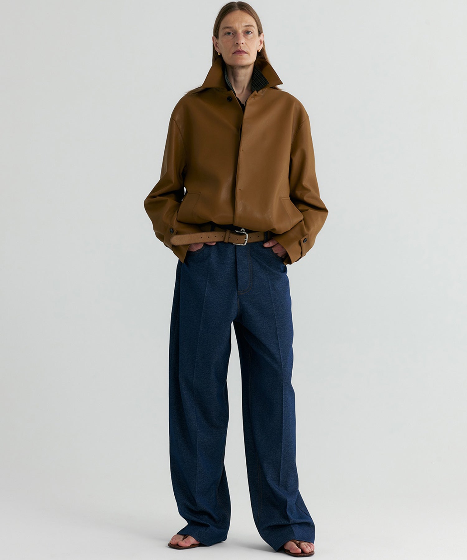 シンセティックレザージャケット