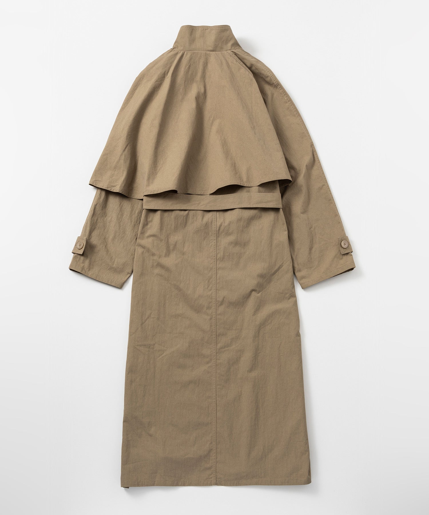 オーバーラップスタンドカラーコート