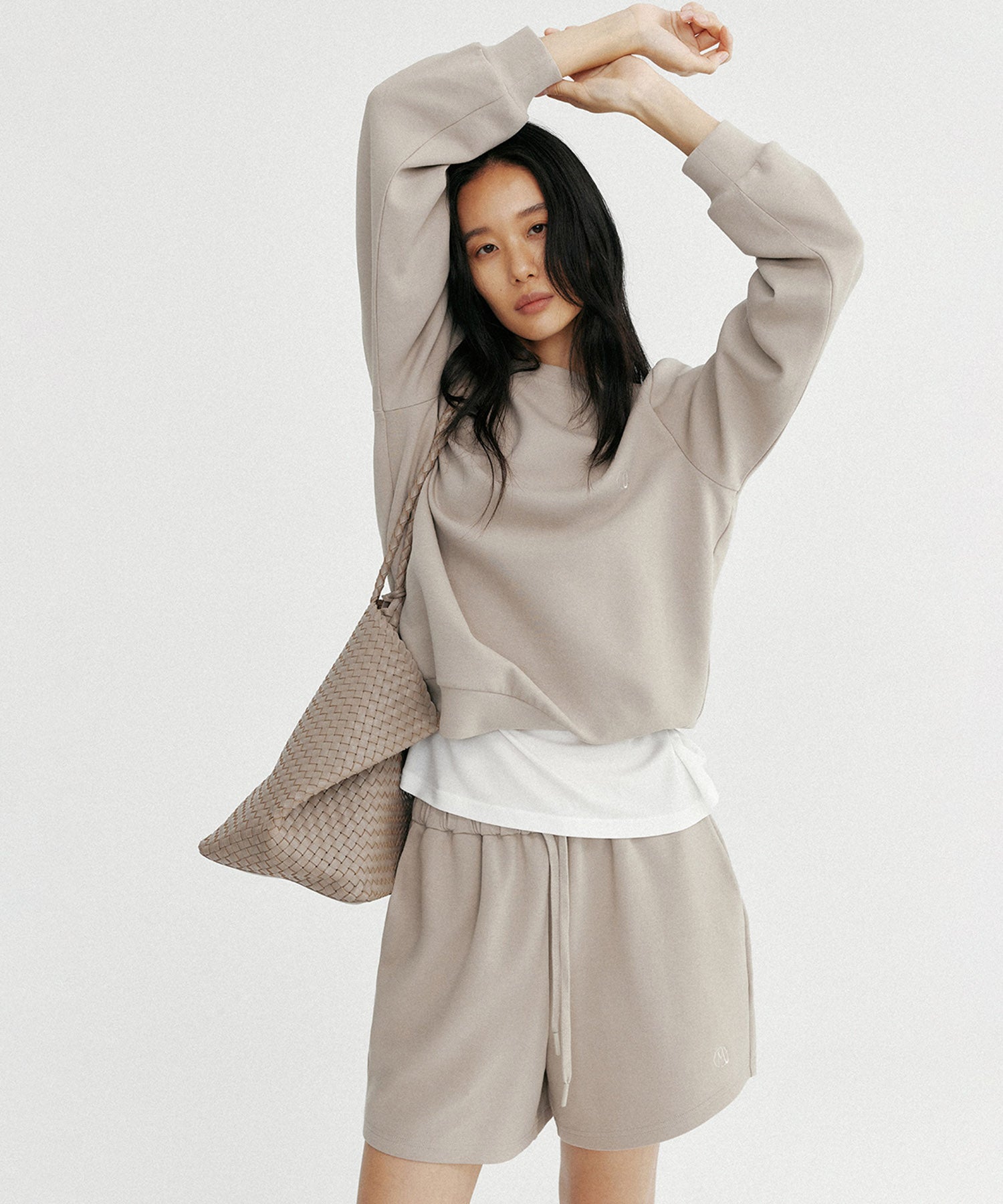 スウェットプルオーバートップス