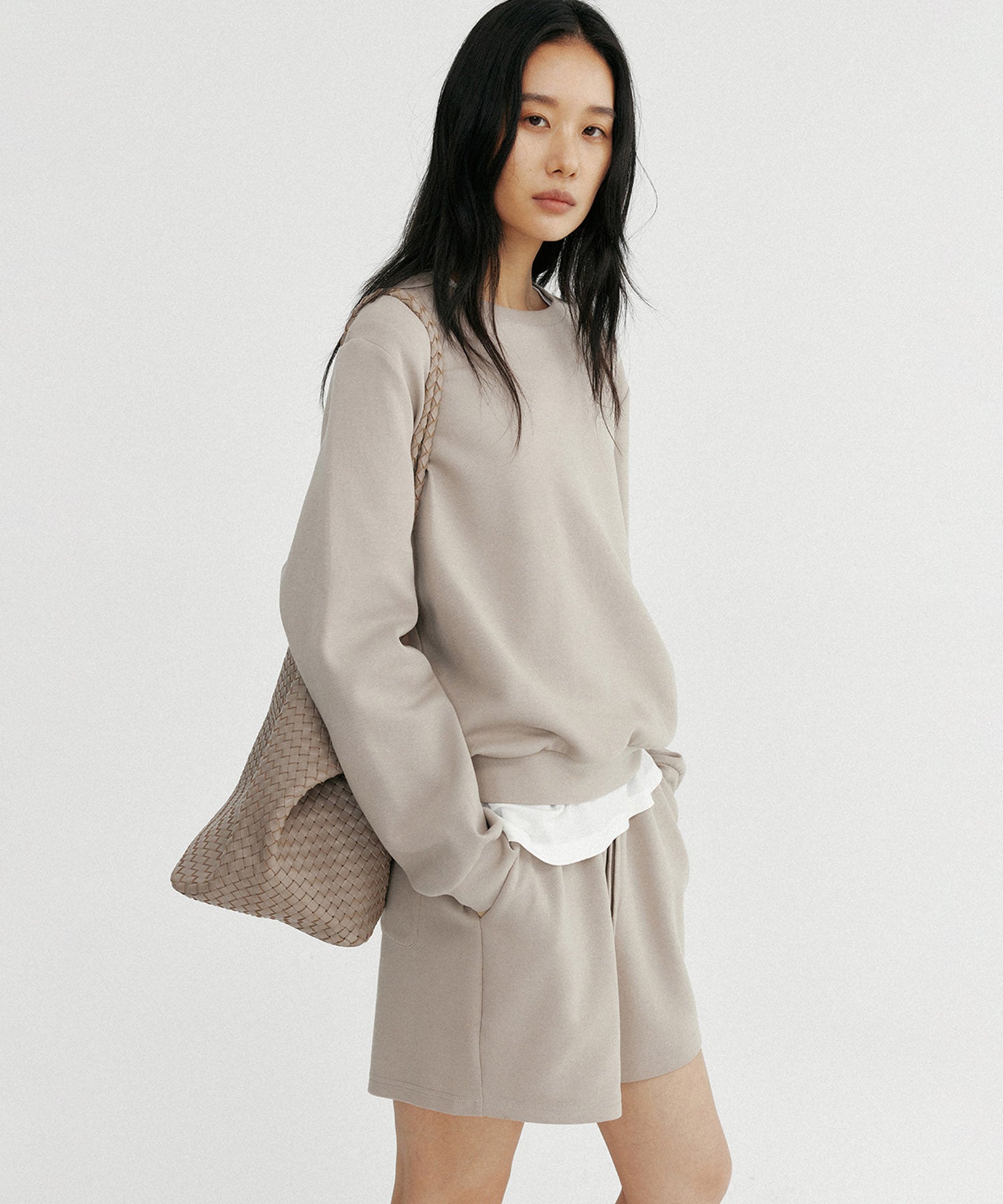 スウェットプルオーバートップス