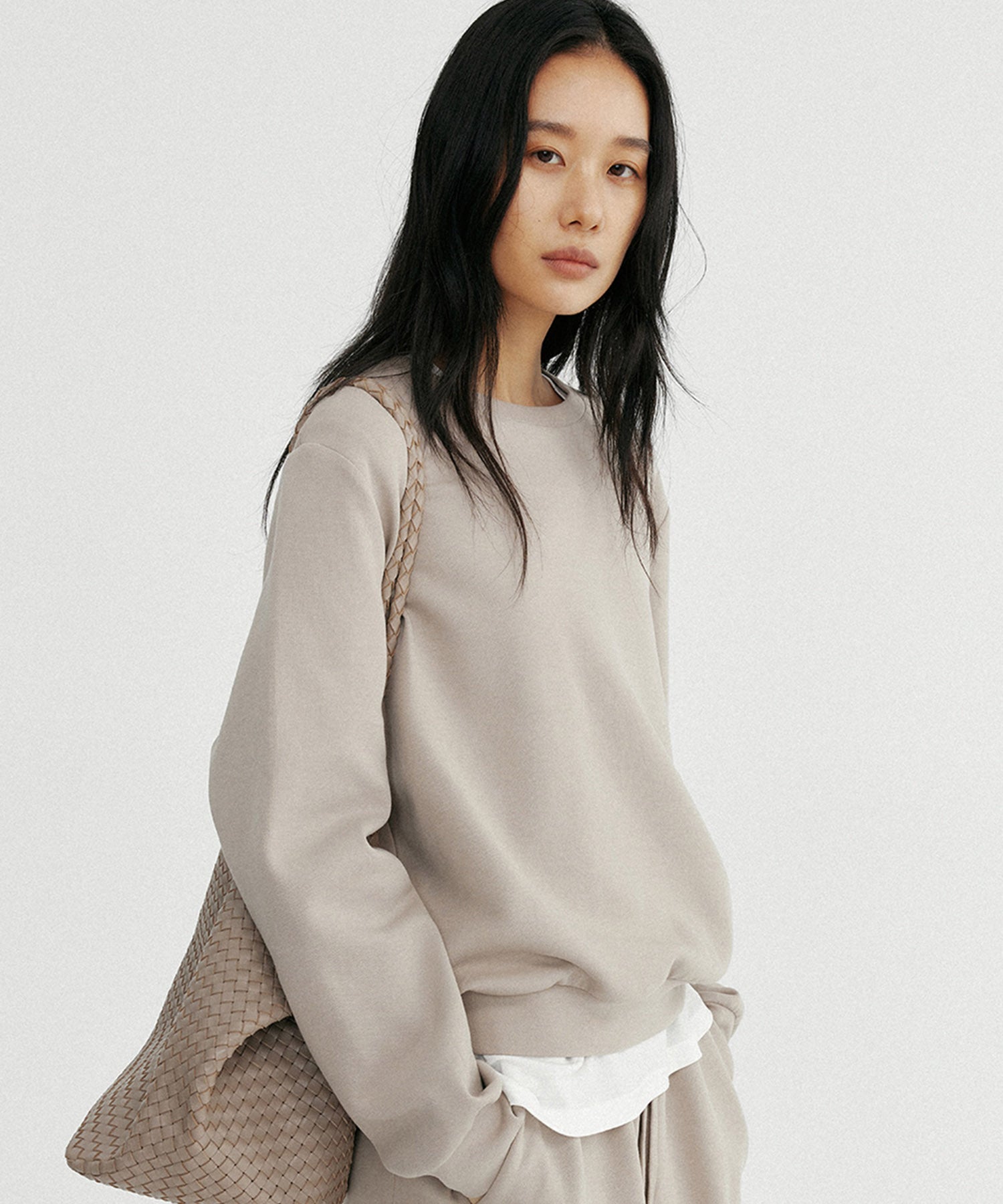 スウェットプルオーバートップス