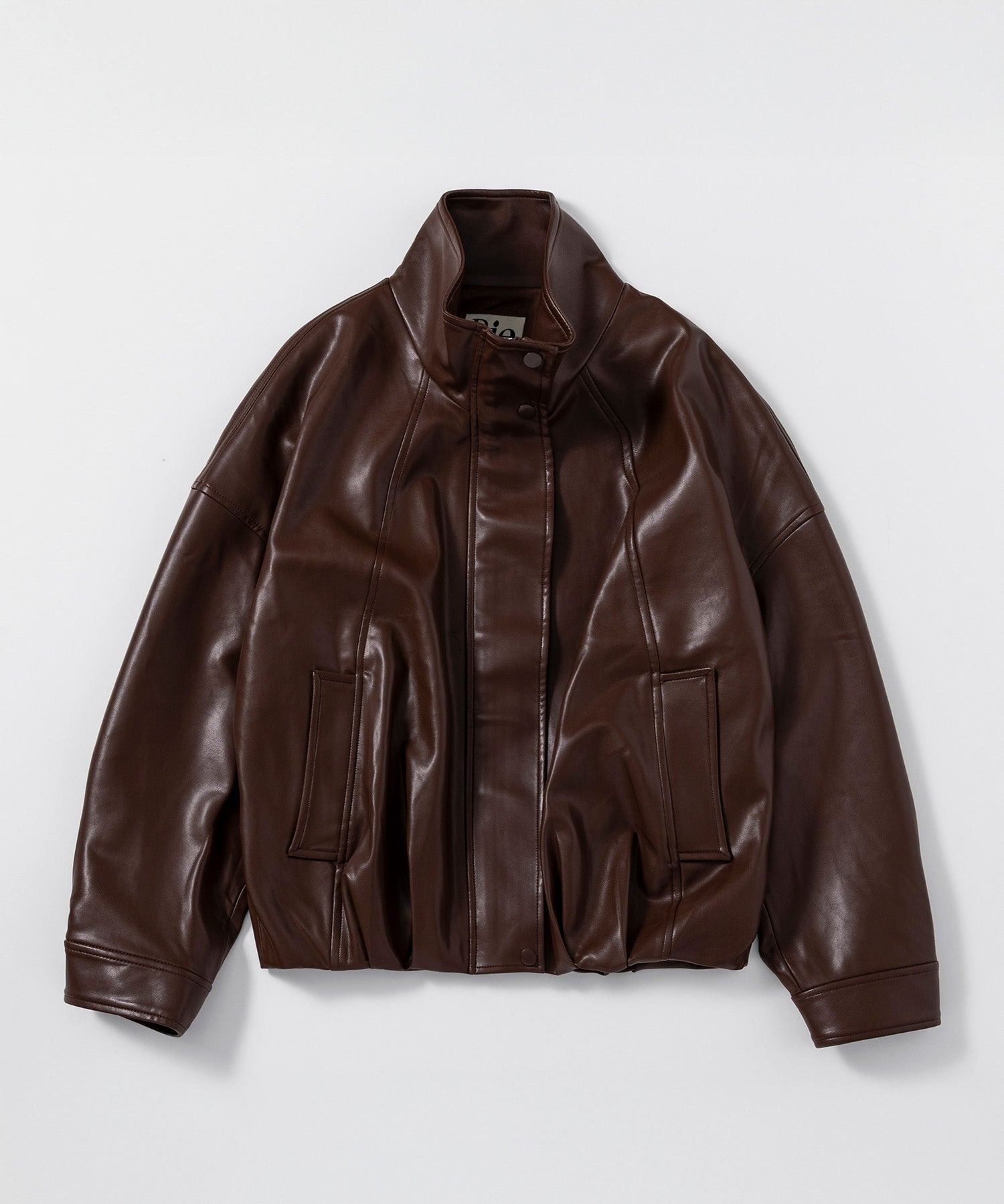 【12月上旬お届け予約商品】スタンドカラーレザージャケット