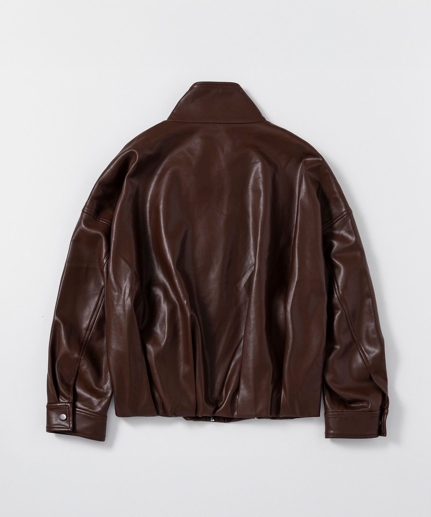 【12月上旬お届け予約商品】スタンドカラーレザージャケット