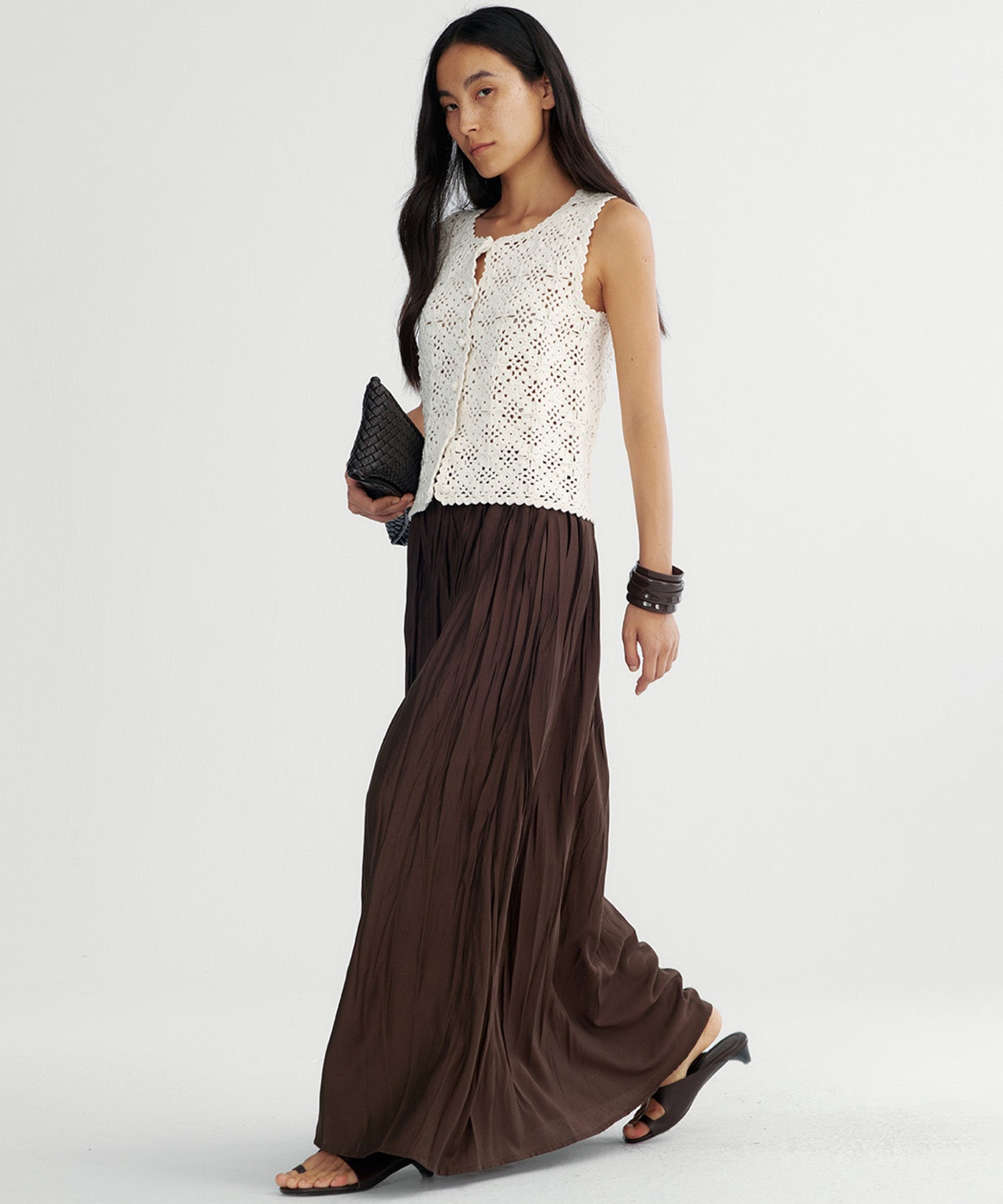 クロシェニットベスト