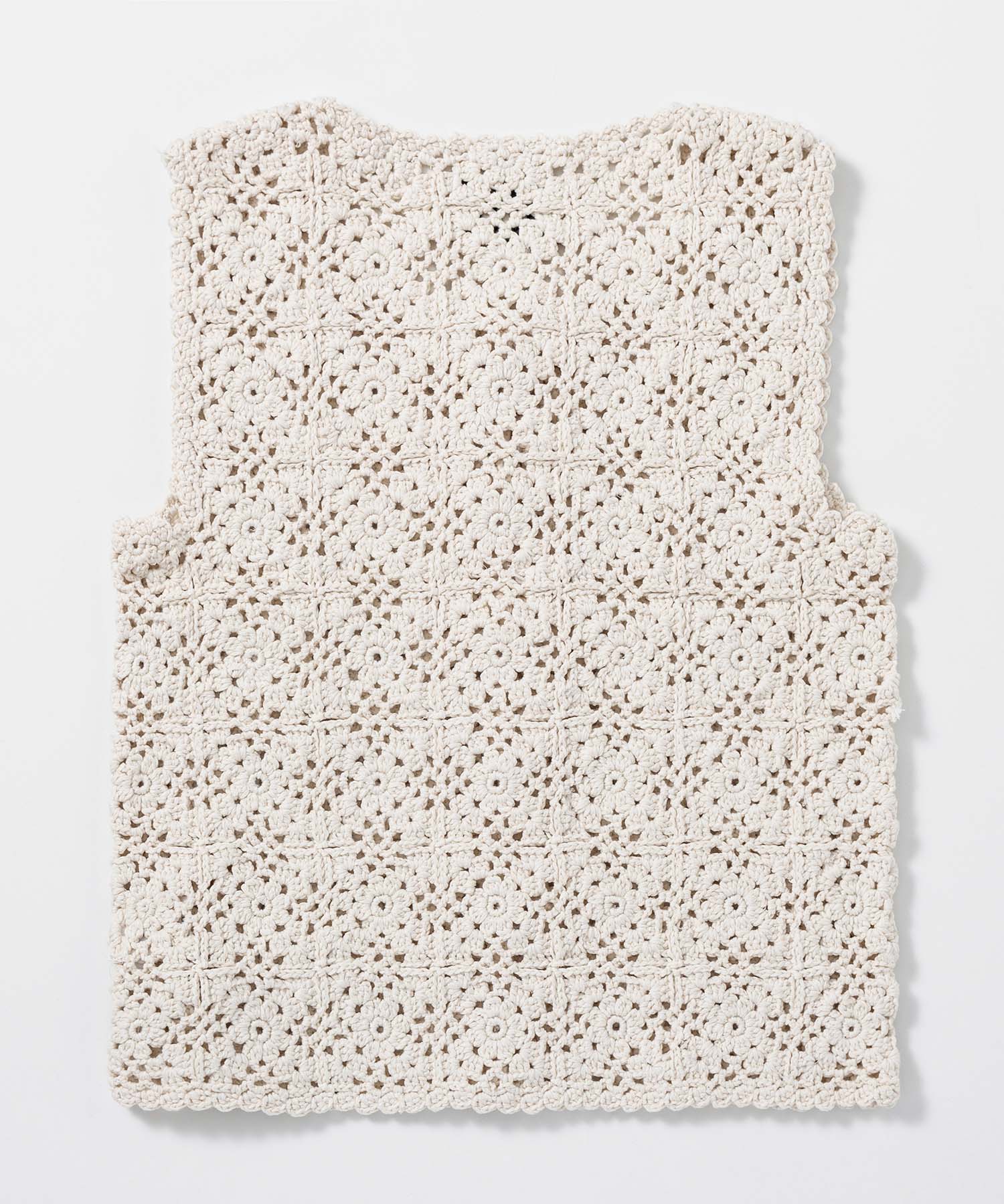 クロシェニットベスト